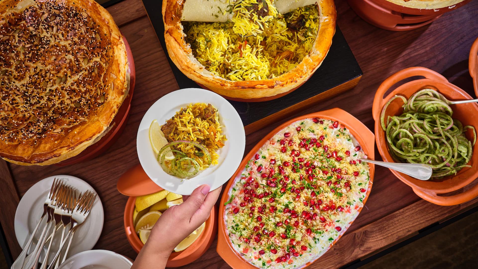 1 of 1 Global Indian Buffet Hands