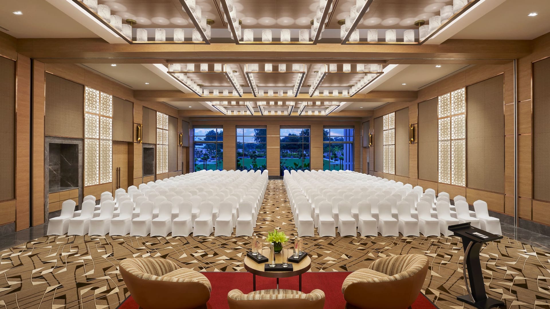 Hyatt Place Aurangabad Airport Grand Ballroom Theatre Setup
