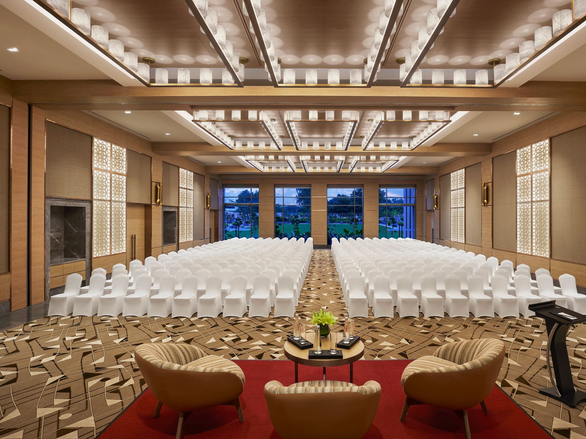 Hyatt Place Aurangabad Airport Grand Ballroom Theatre Setup