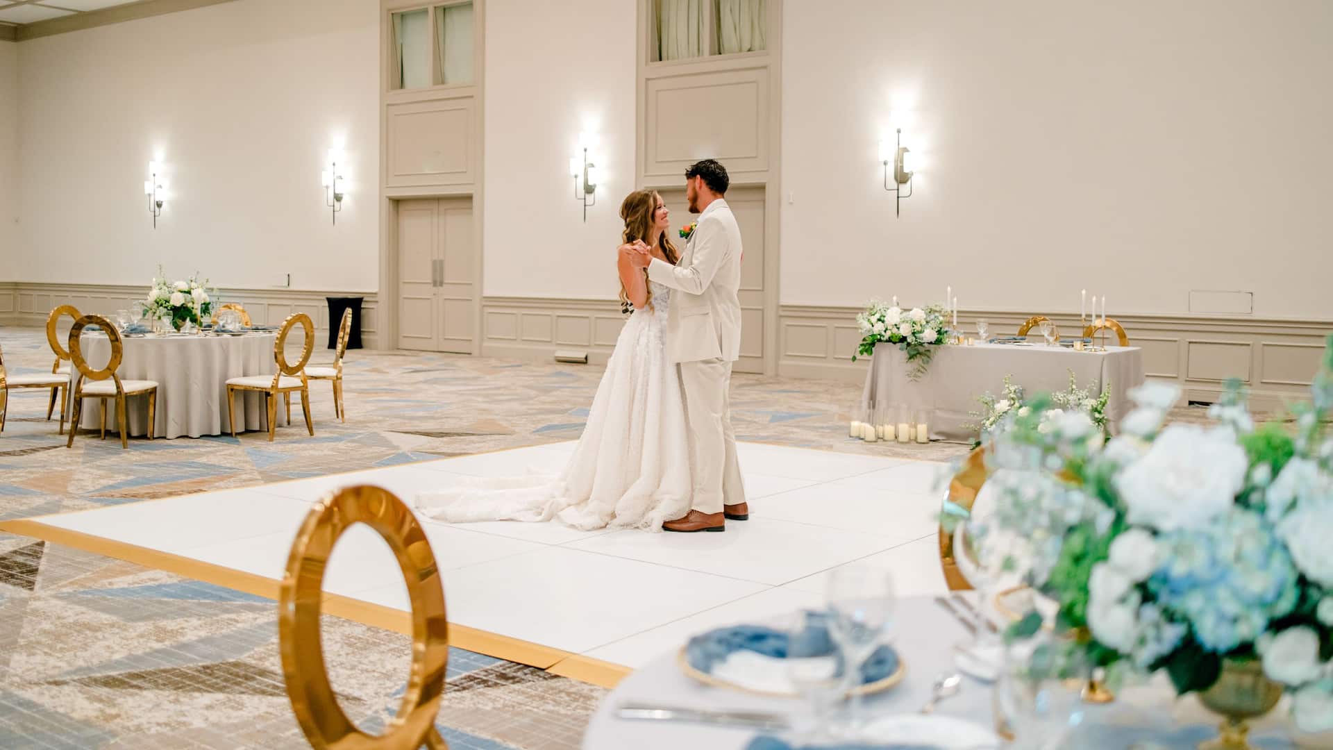 1 of 6 Hyatt Regency Hill Country Resort and Villas Hill Country Ballroom Wedding Couple