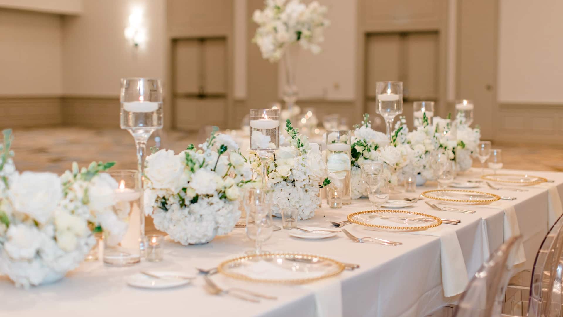 1 of 9 Hyatt Regency Hill Country Resort and Villas Fredericksburg Ballroom Wedding Setup