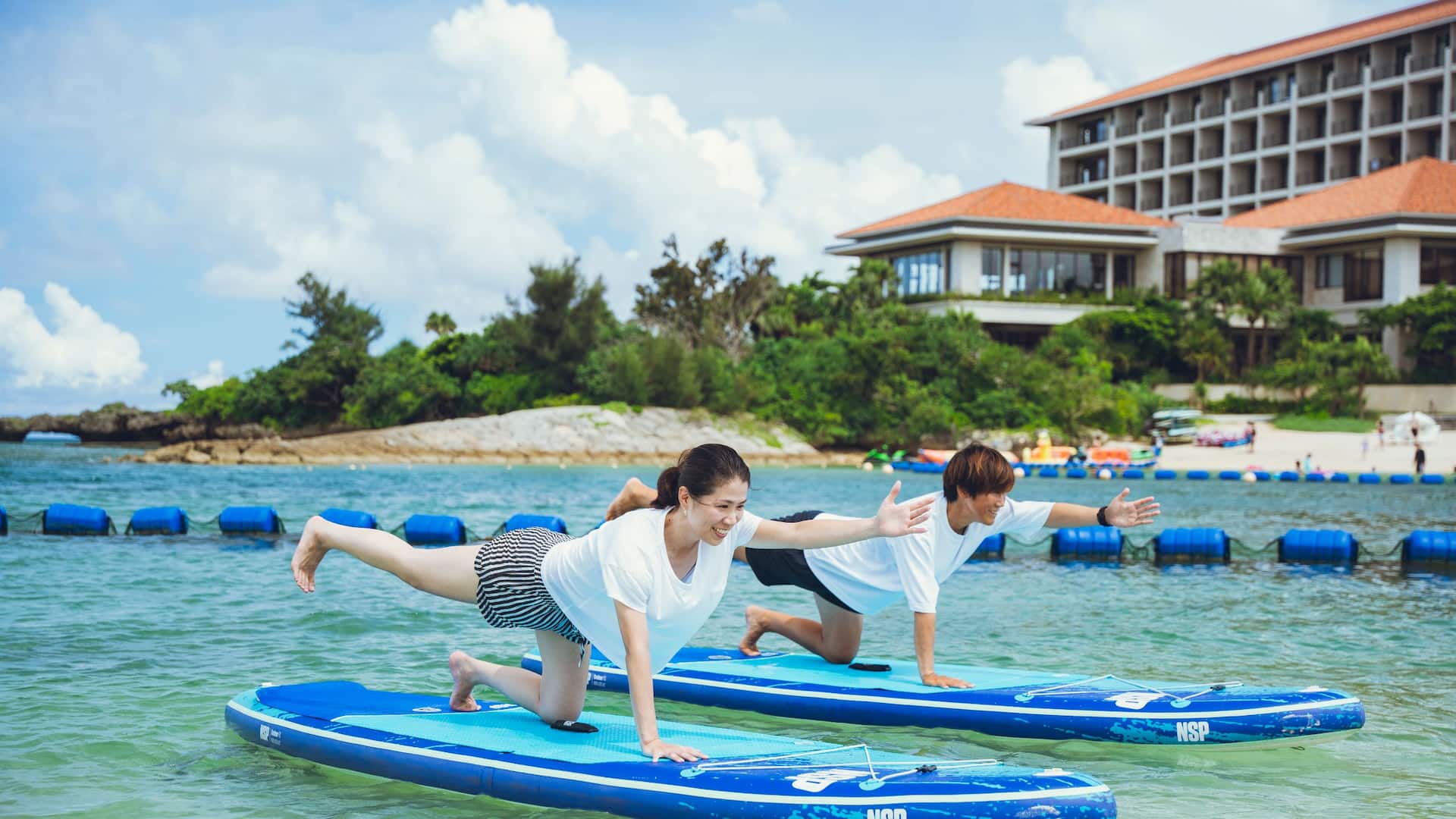 Hyatt Regency Seragaki Island, Okinawa Paddle Board Fitness