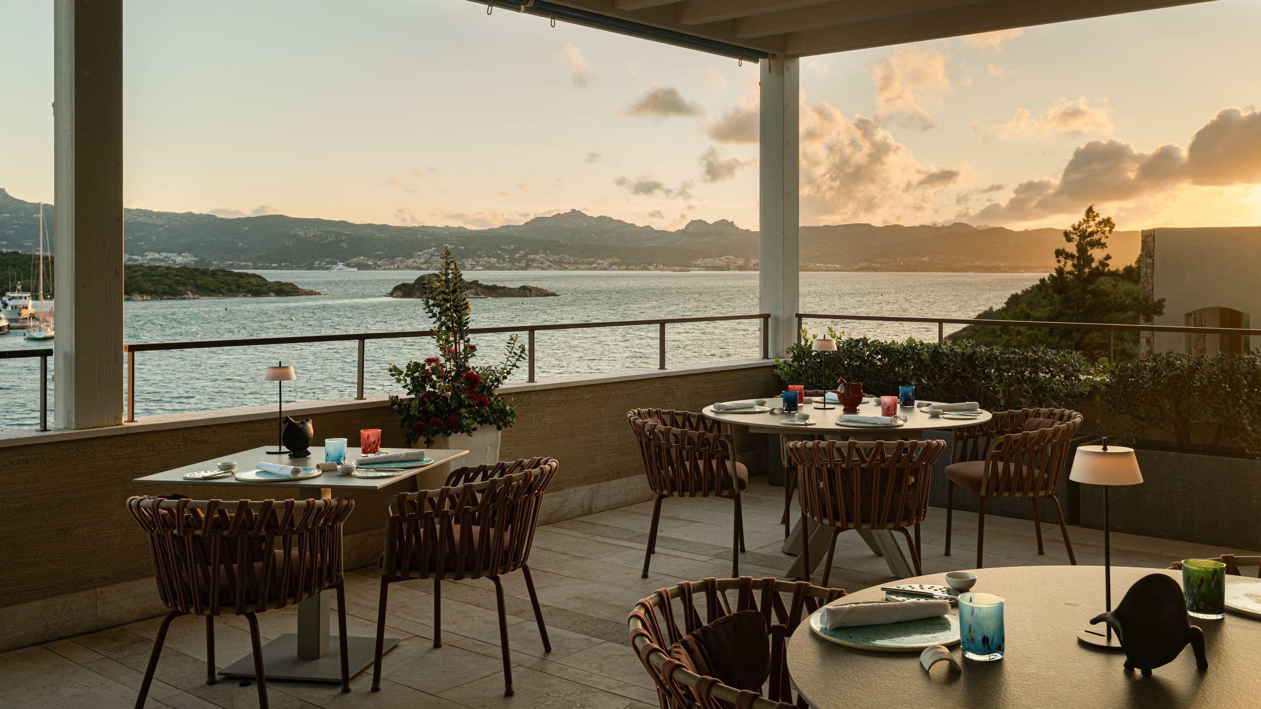 7Pines Resort Sardinia Capogiro Restaurant Terrace