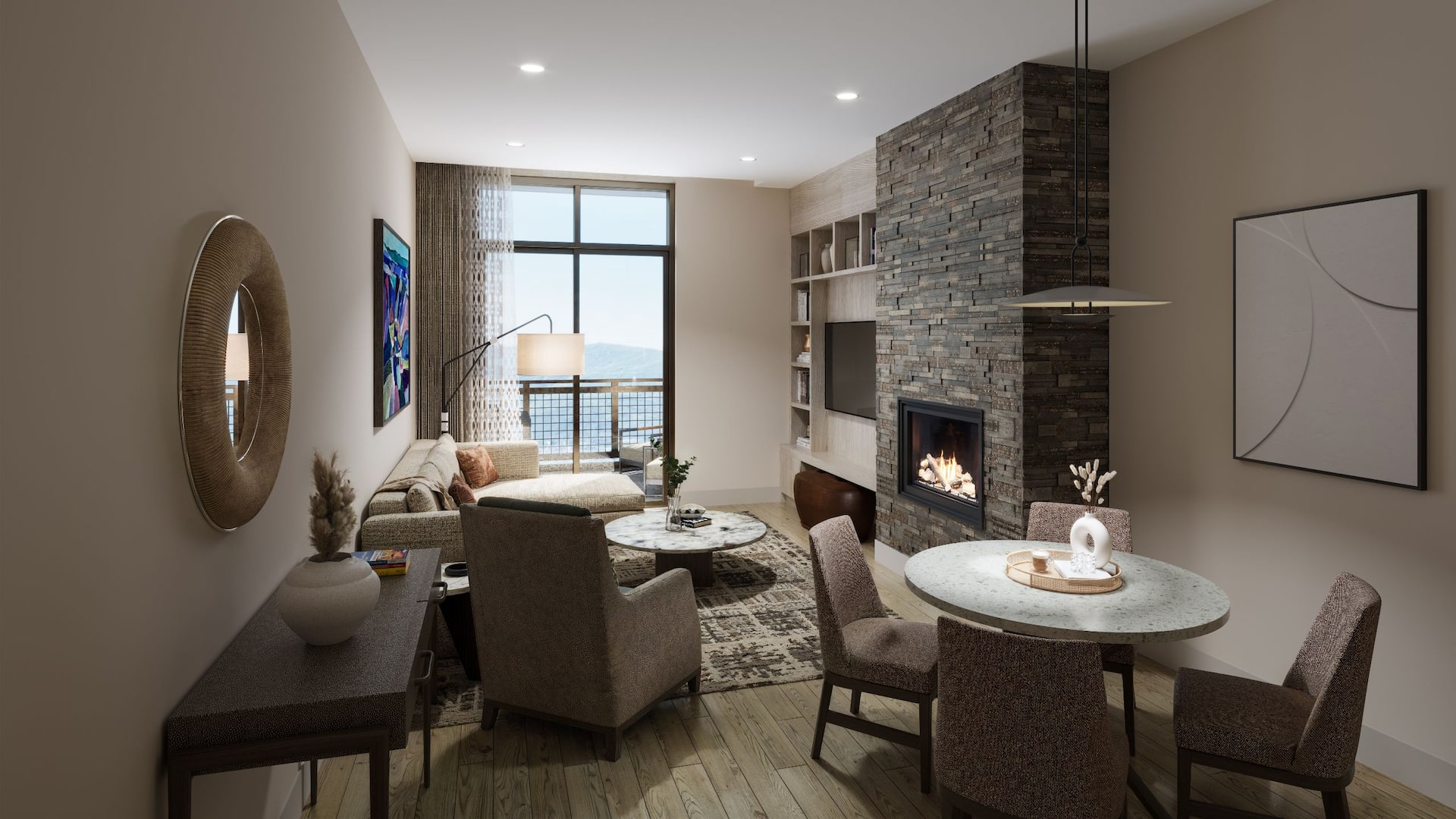 1 of 4 The Residences at Grand Hyatt Deer Valley Residence Living Area