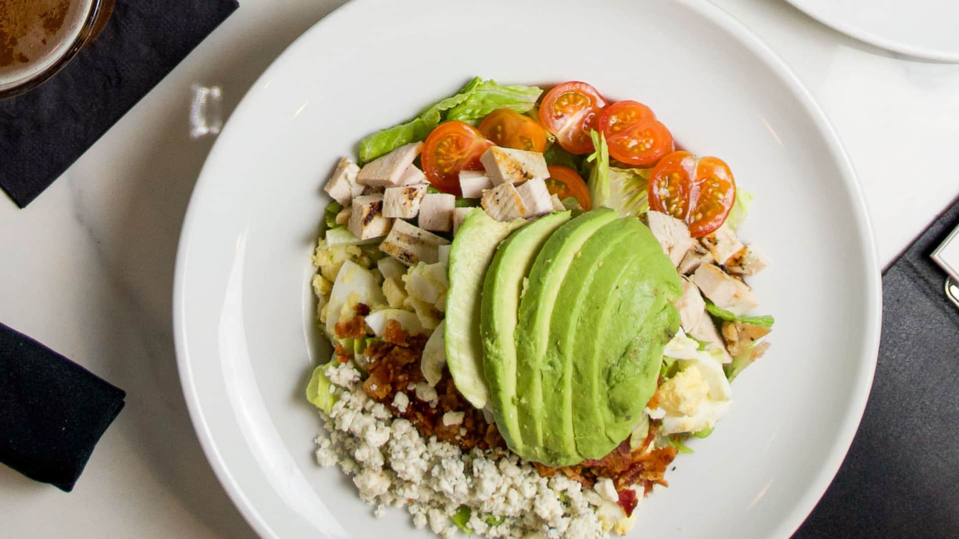 Hyatt Regency Long Beach Cobb Salad And Poke Bowl