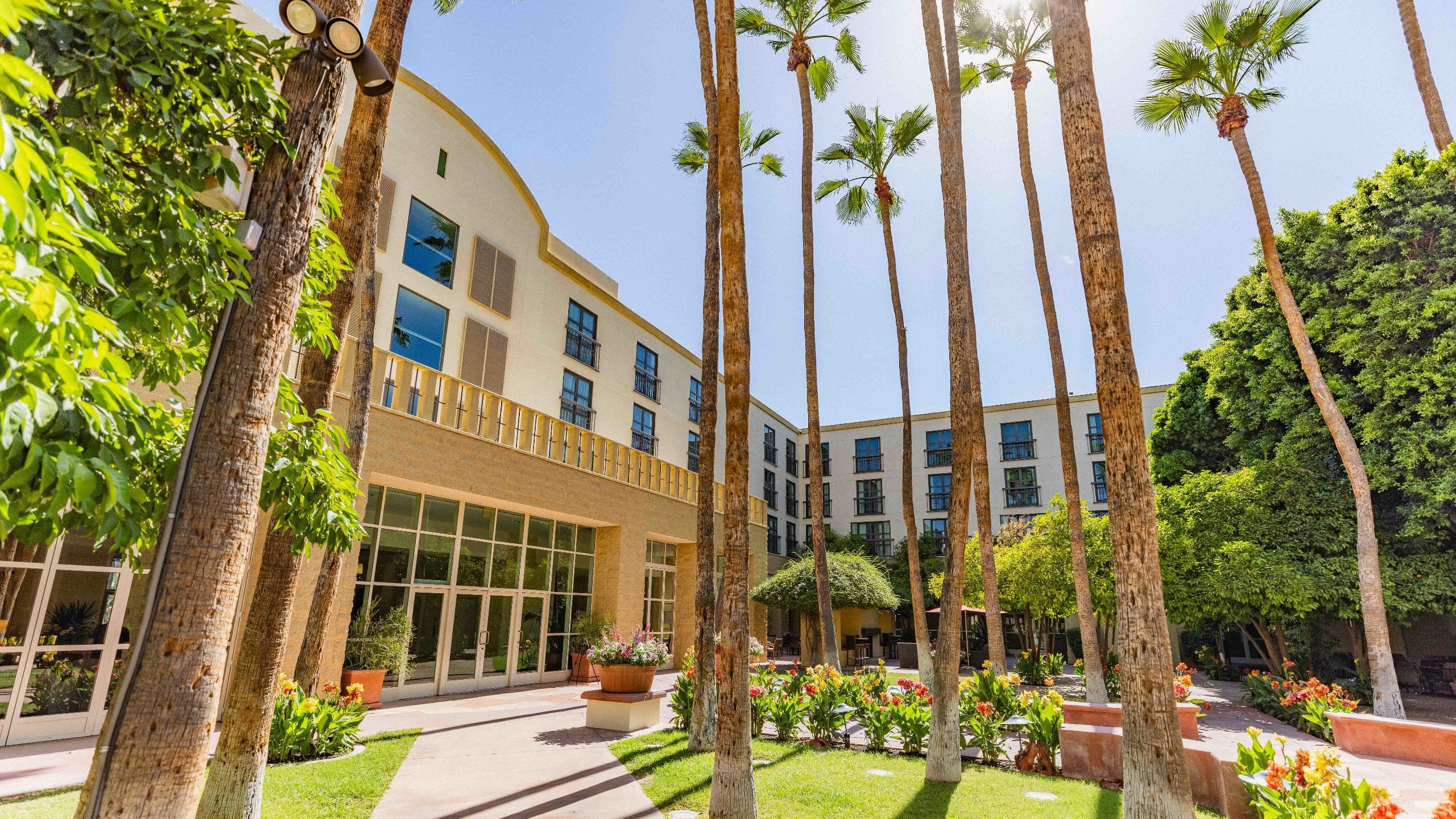 Tempe Mission Palms Courtyard Lobby Entrance