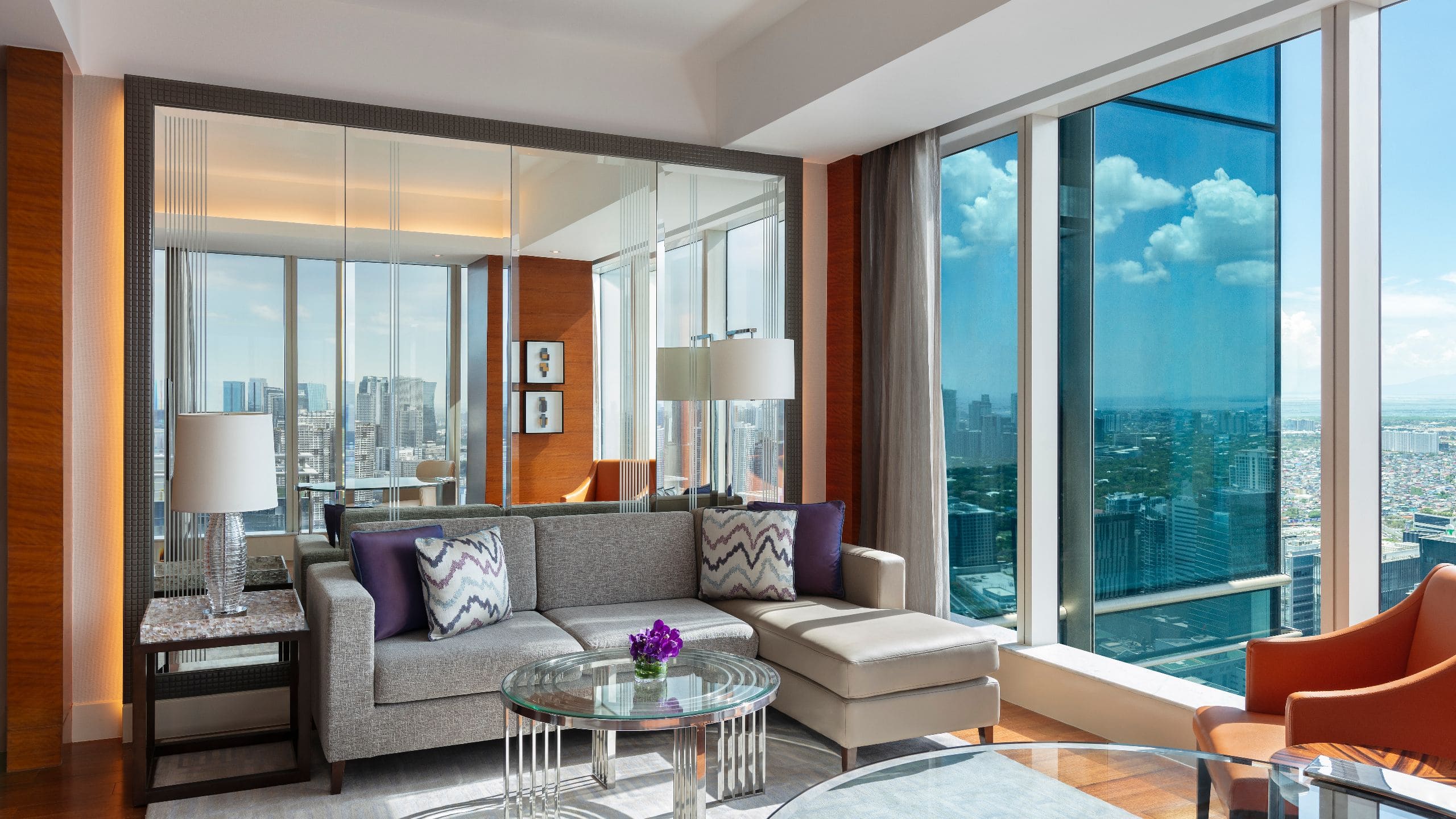 Grand Hyatt Manila Grand Suite Living Room Angle