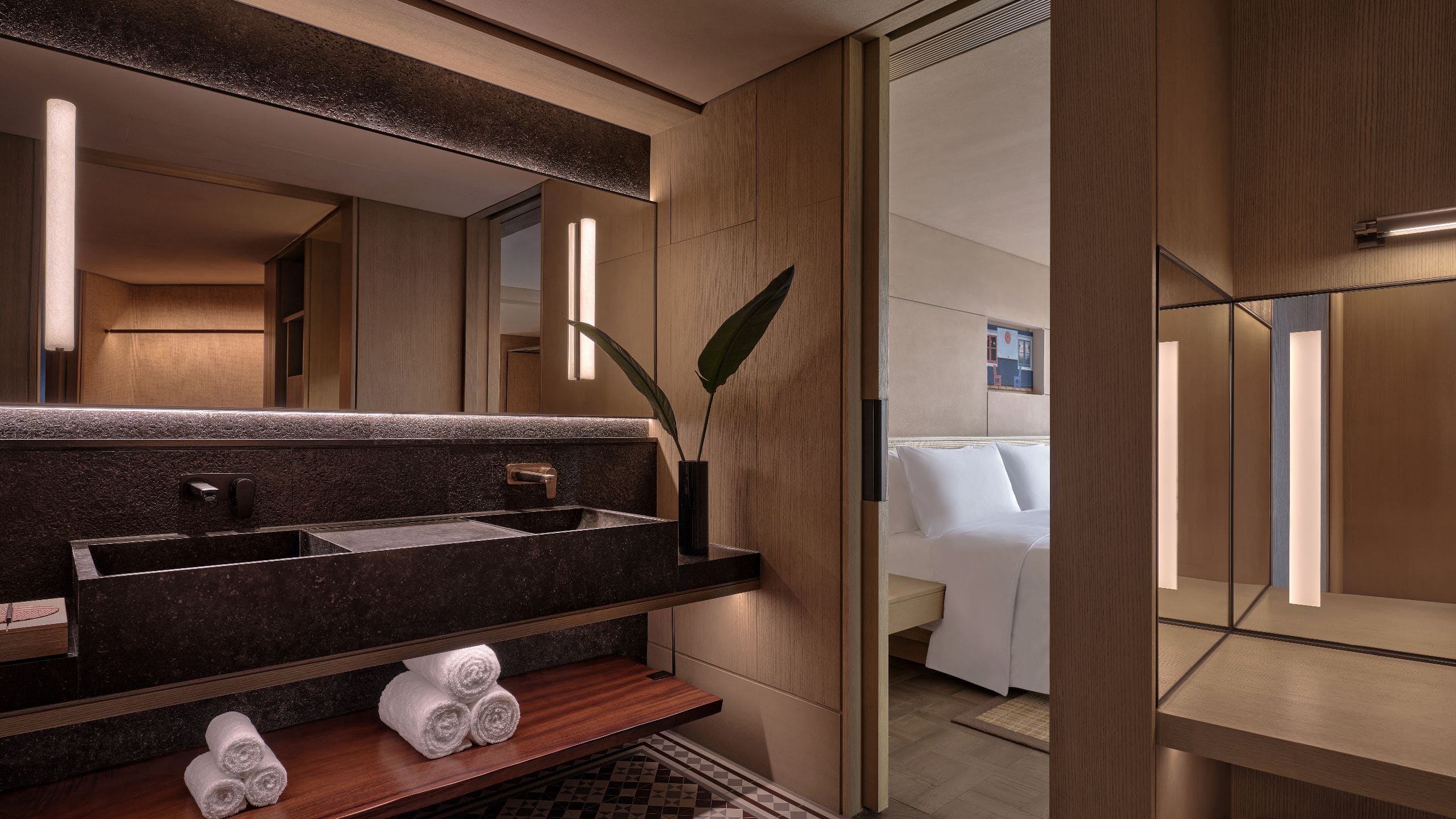 2 of 2 Alila Shanghai Pavilion Suite King Bathroom