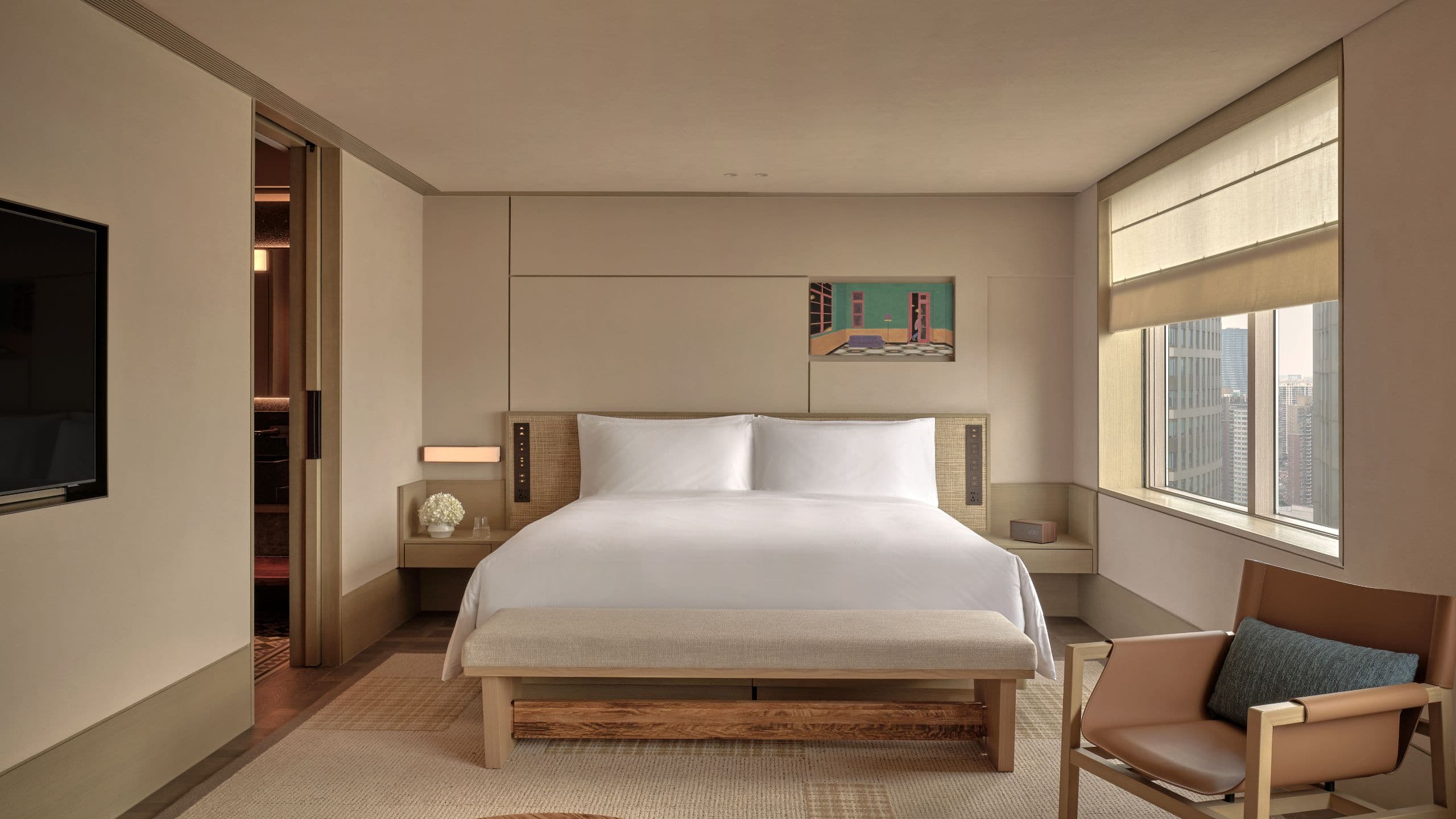 1 of 3 Alila Shanghai Studio Suite King Bedroom