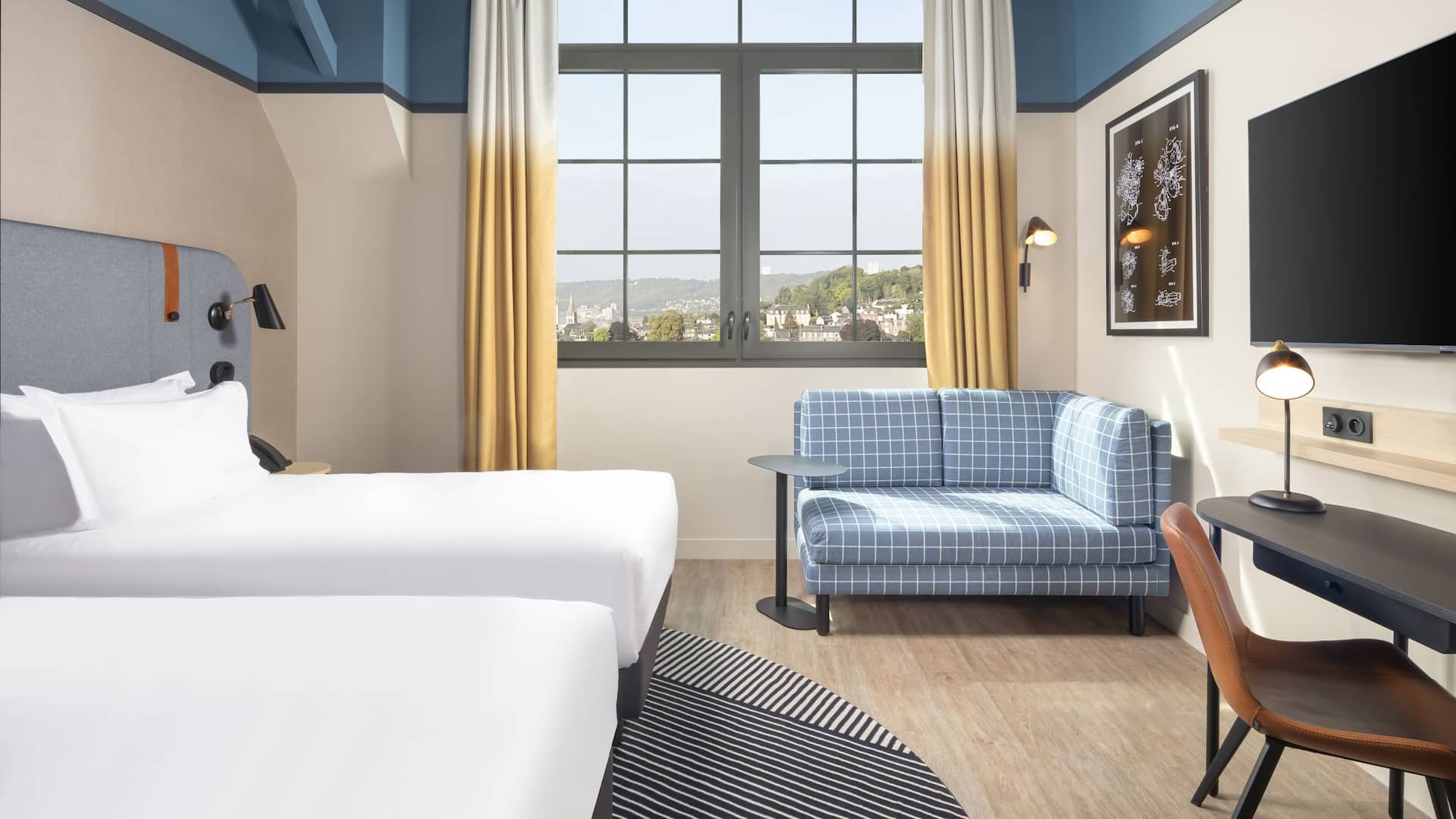 第 3，共 7 Hyatt Place Rouen Deluxe Twin View Window