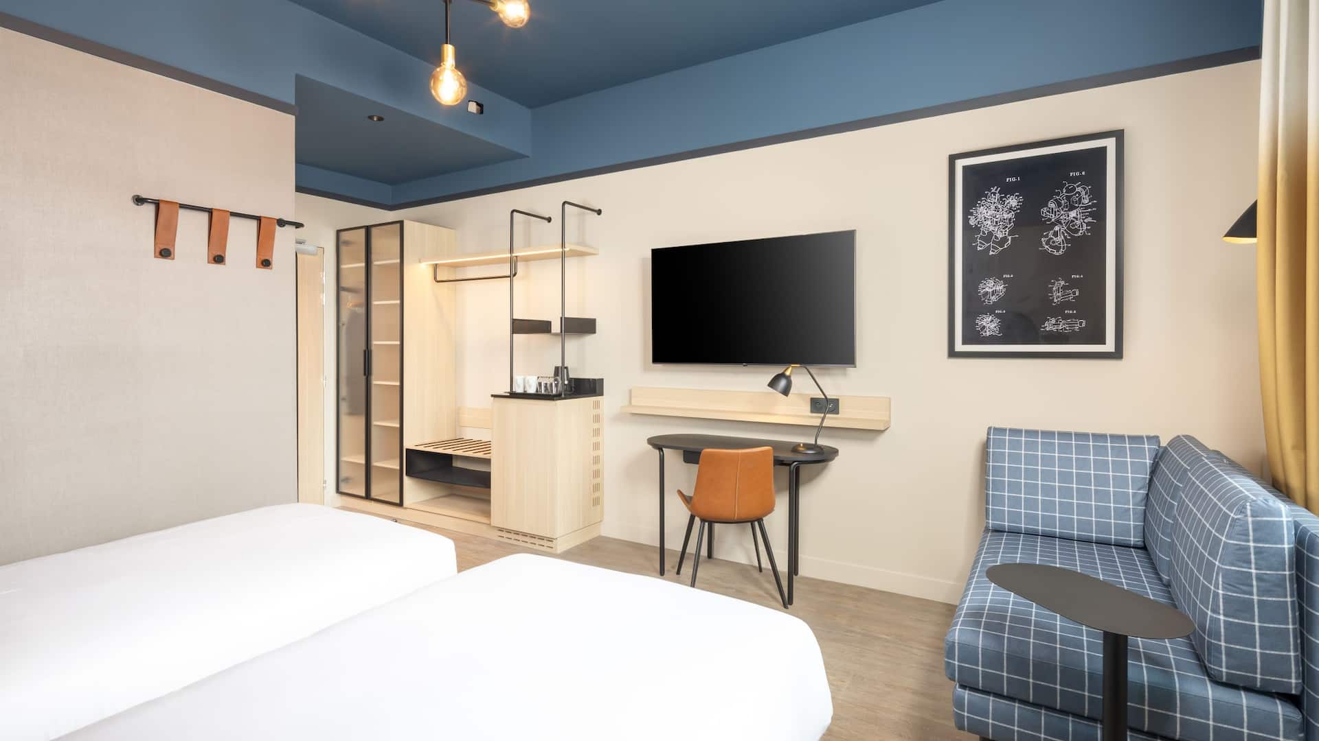 第 3，共 7 Hyatt Place Rouen Standard Twin Room Layout