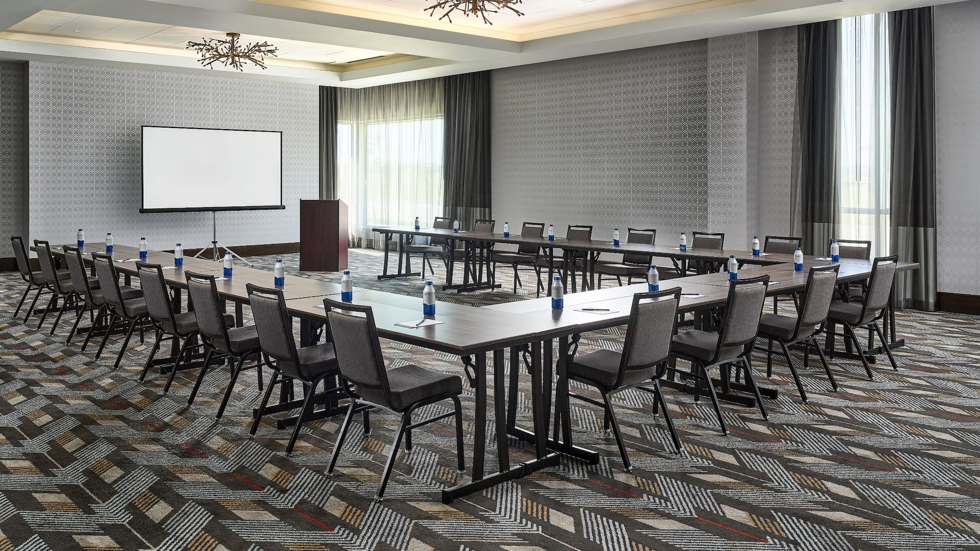 Hyatt Place Peña Station / Denver Airport Meetings Ballroomb Ushape