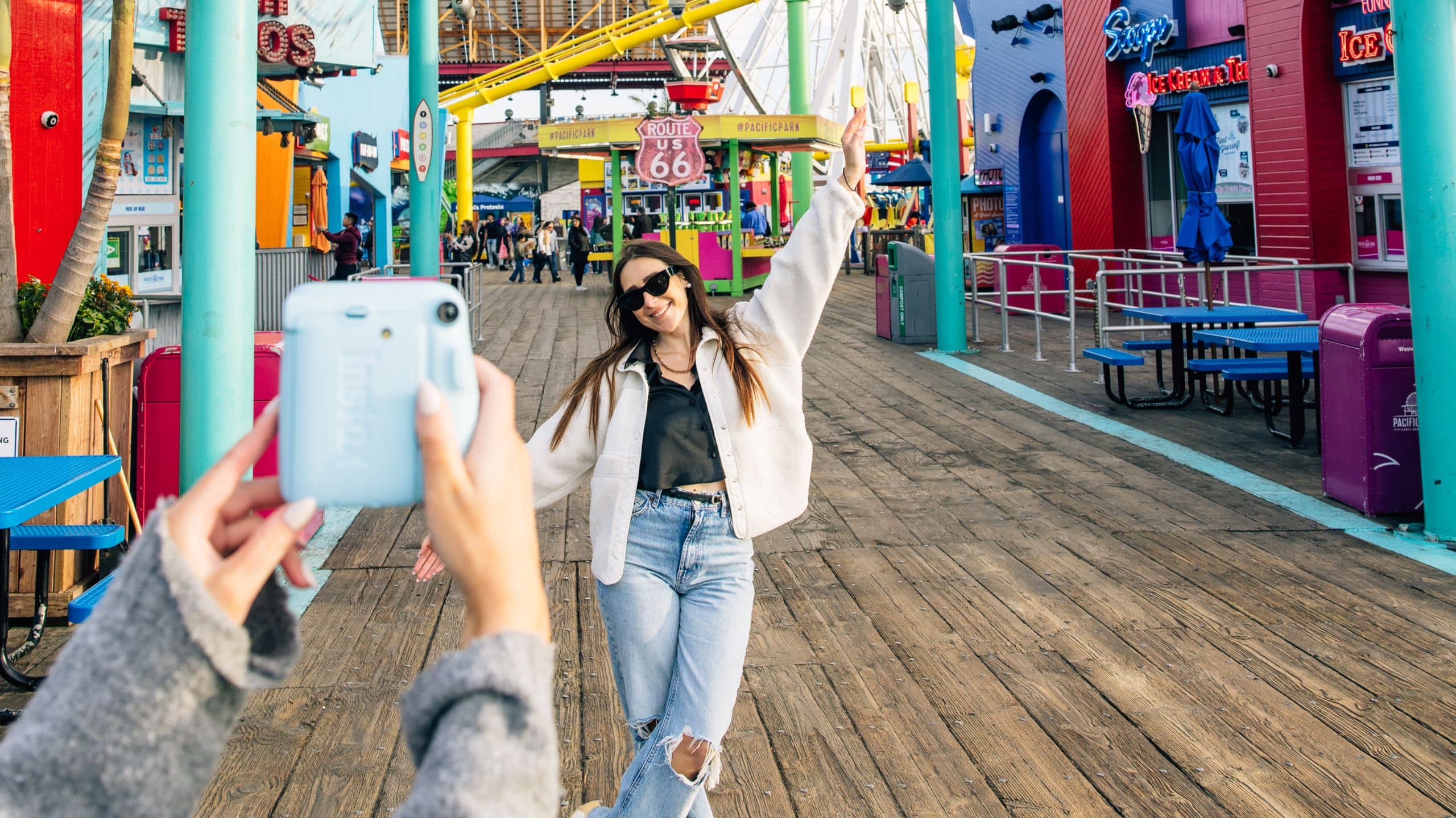 Hyatt Centric Delfina Santa Monica Pacific Park Posing