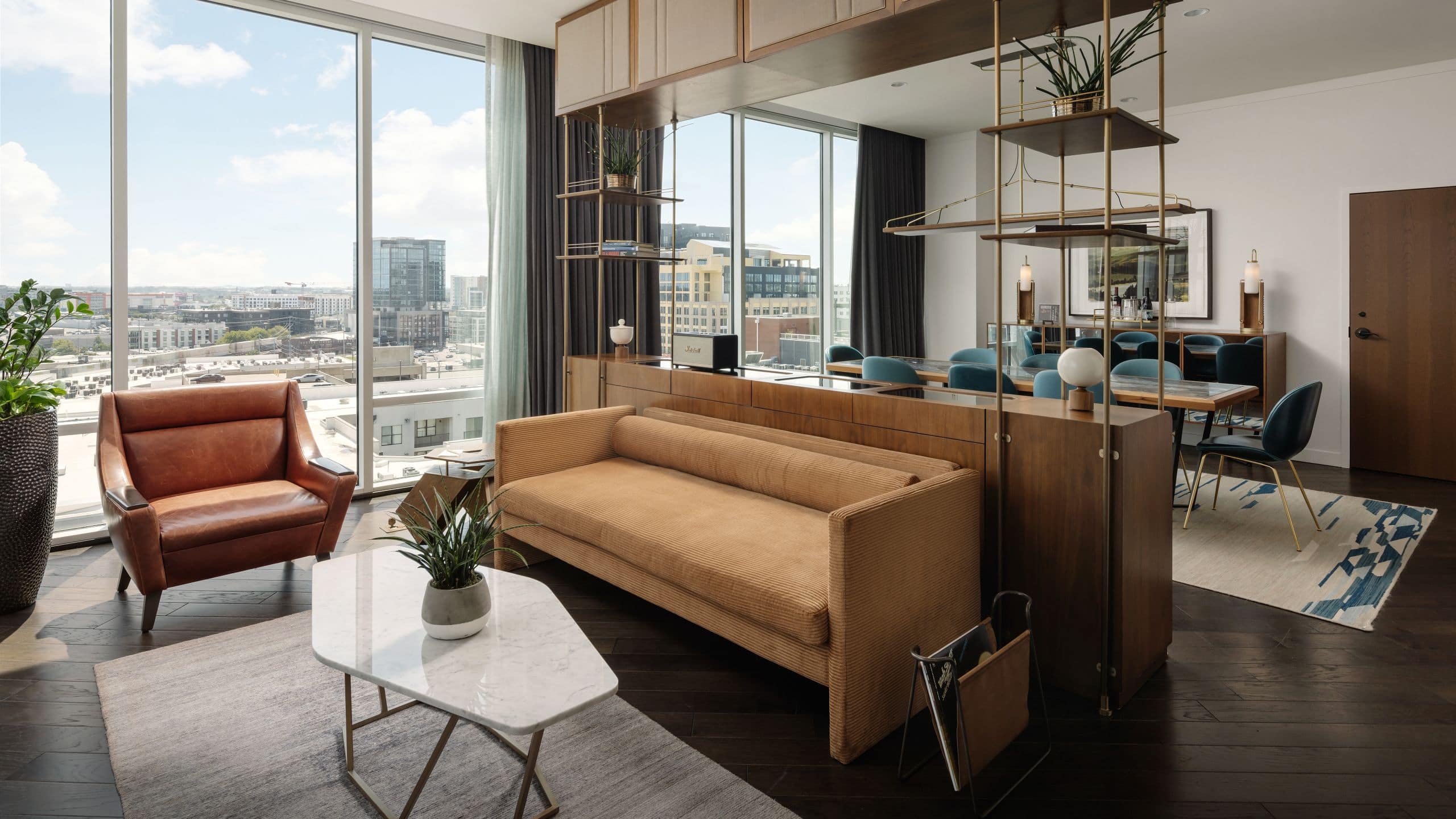 Thompson Nashville Penthouse Suite Living Area
