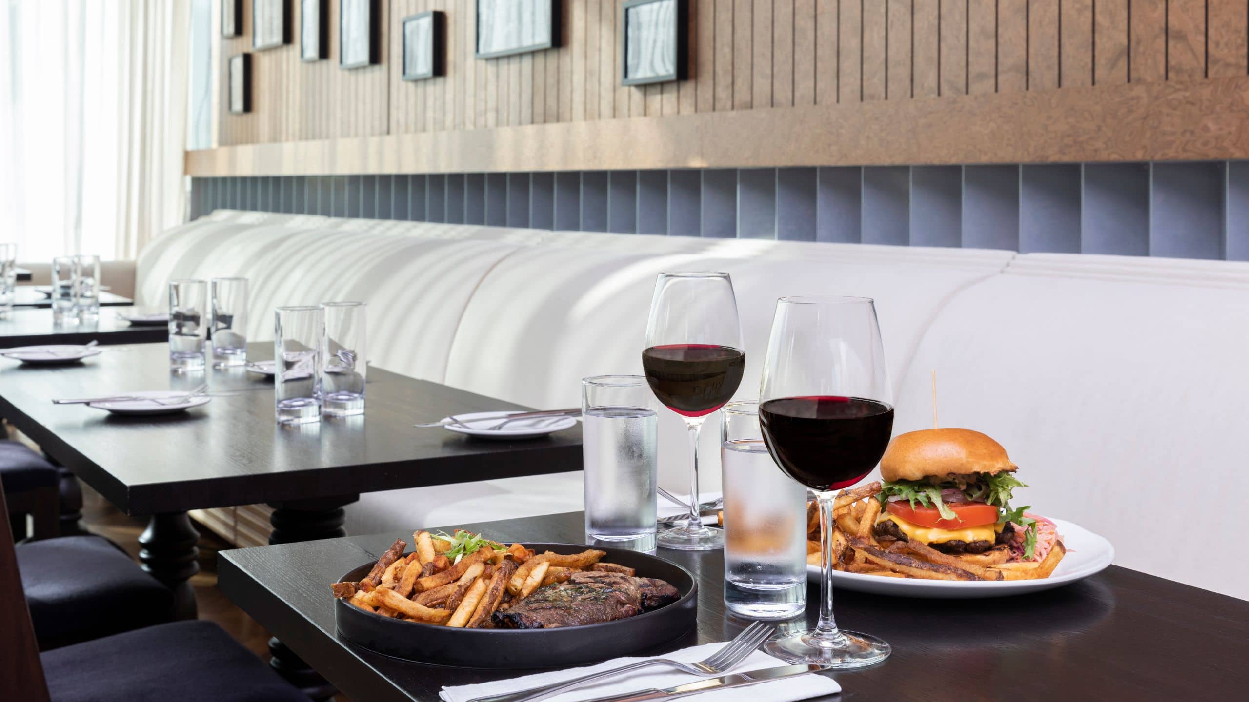 6 of 9 Hyatt Centric Montreal Pub Cariter Arms Smash Burger Steak French