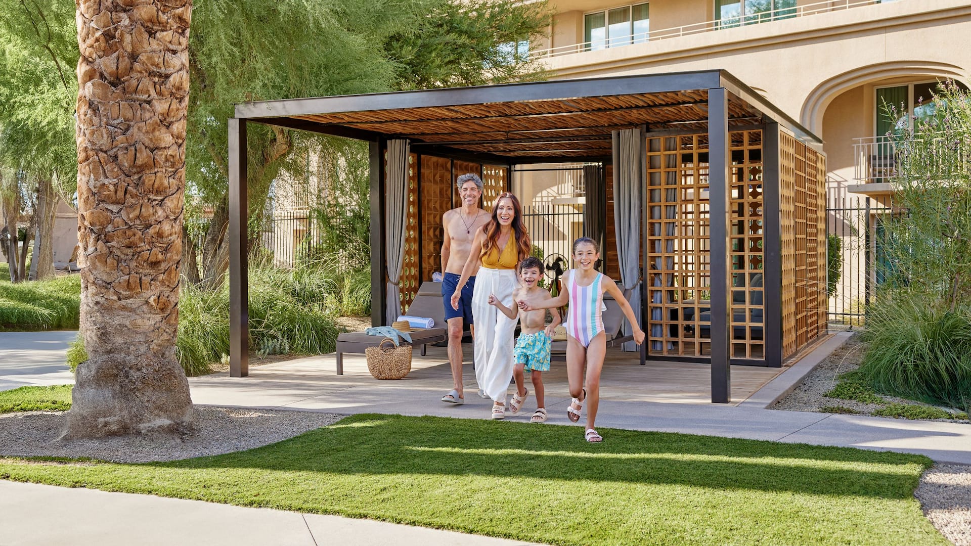 Grand Hyatt Indian Wells Resort & Villas Family Cabana Wide Shot