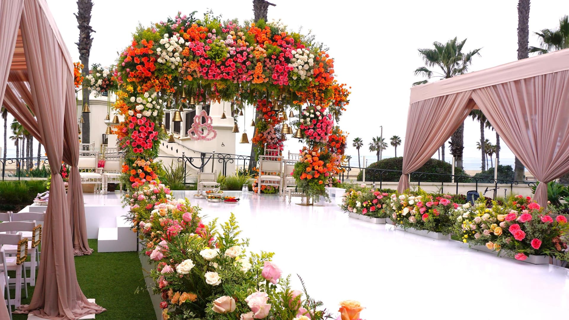 Hyatt Regency Huntington Beach Resort and Spa Hunrh Lighthouse Courtyard Mehndi Wedding