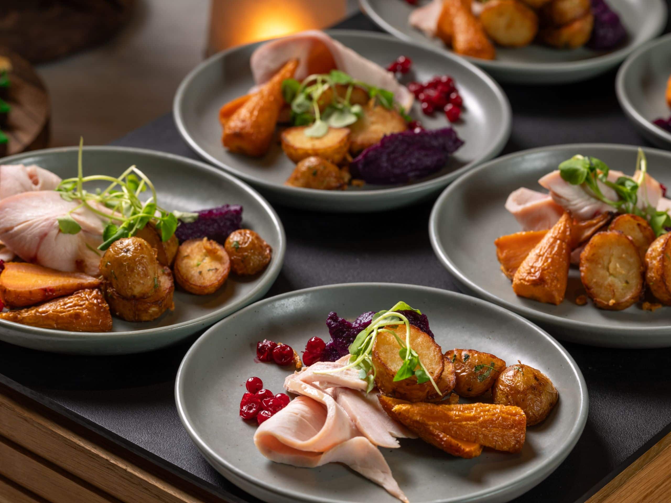 Great Scotland Yard Hotel Bronze Turkey Breast Root Vegetables And Roast Potatoes