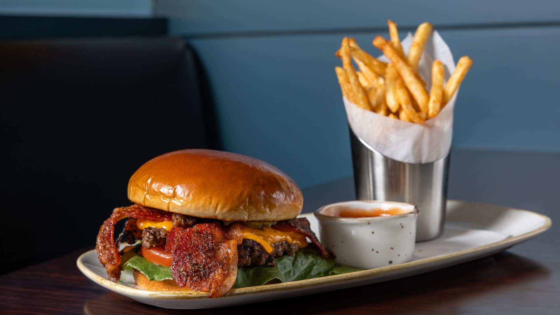 Hyatt Regency Tulsa Downtown Avery Candied Bacon Bbq Burger