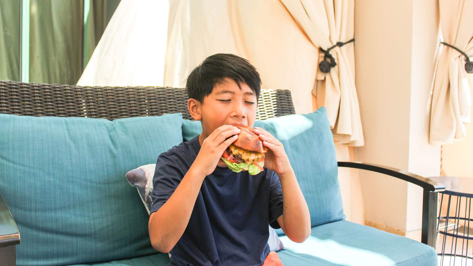 Hyatt Regency Long Beach Greysen Burger Poolside