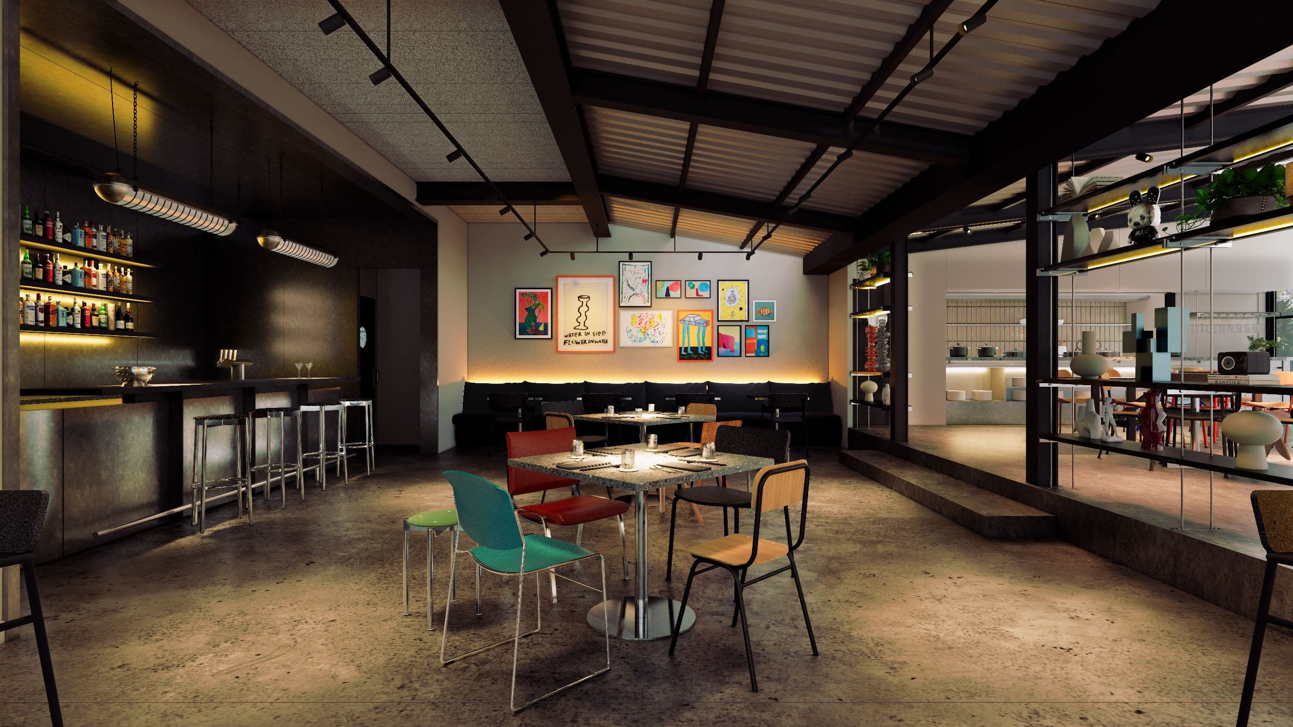 The StandardX, Bangkok Phra Arthit Bar Seating