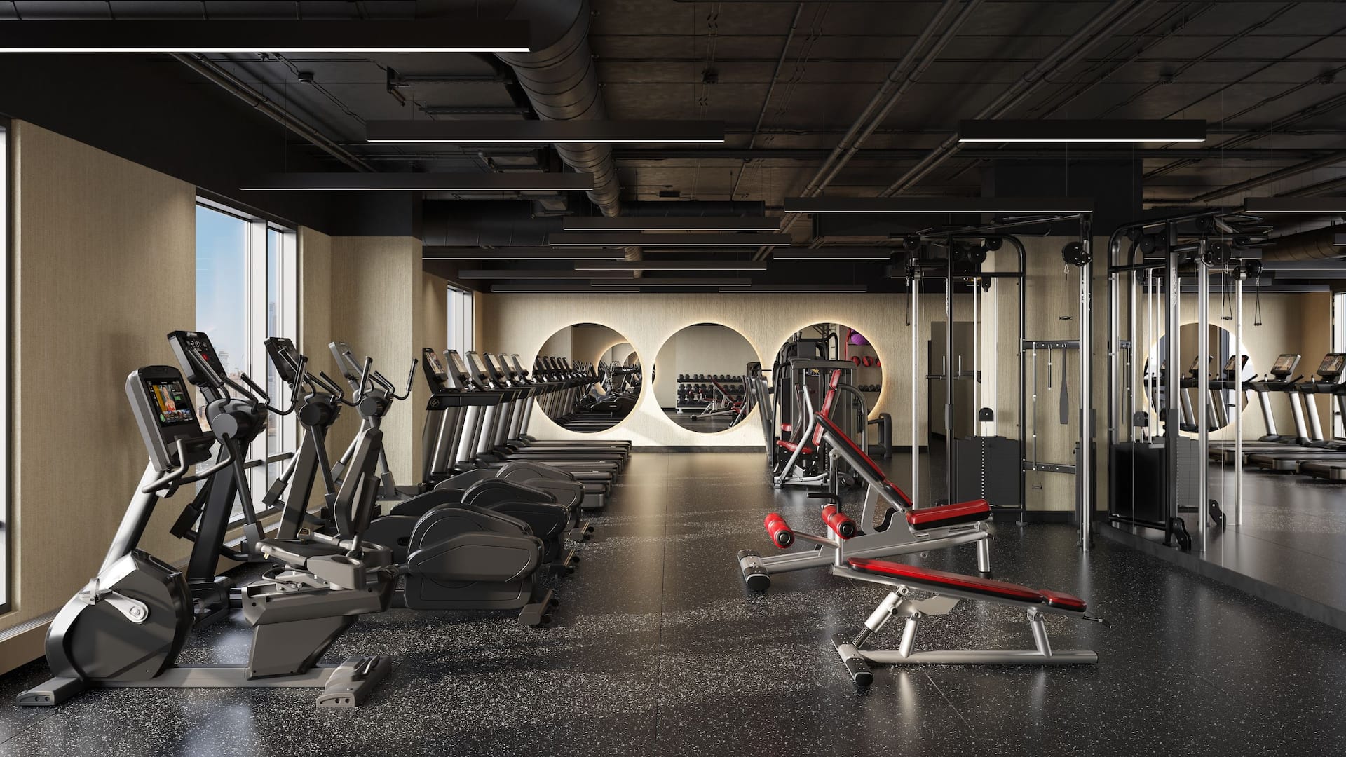 Hyatt Regency Jersey City on the Hudson Fitness Center Cardio Machines
