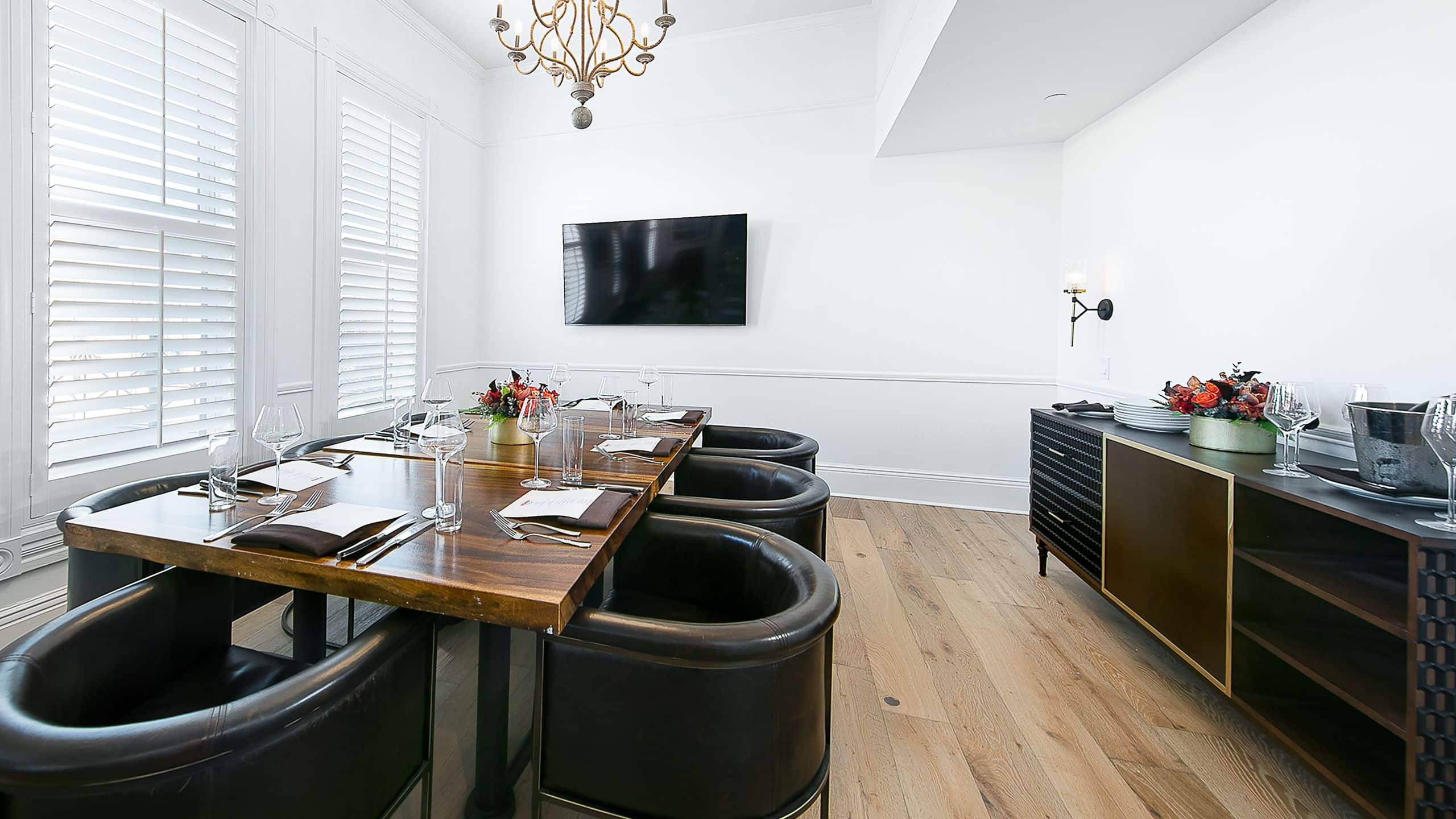 The Fairmount Private Dining with Buffet Set-up