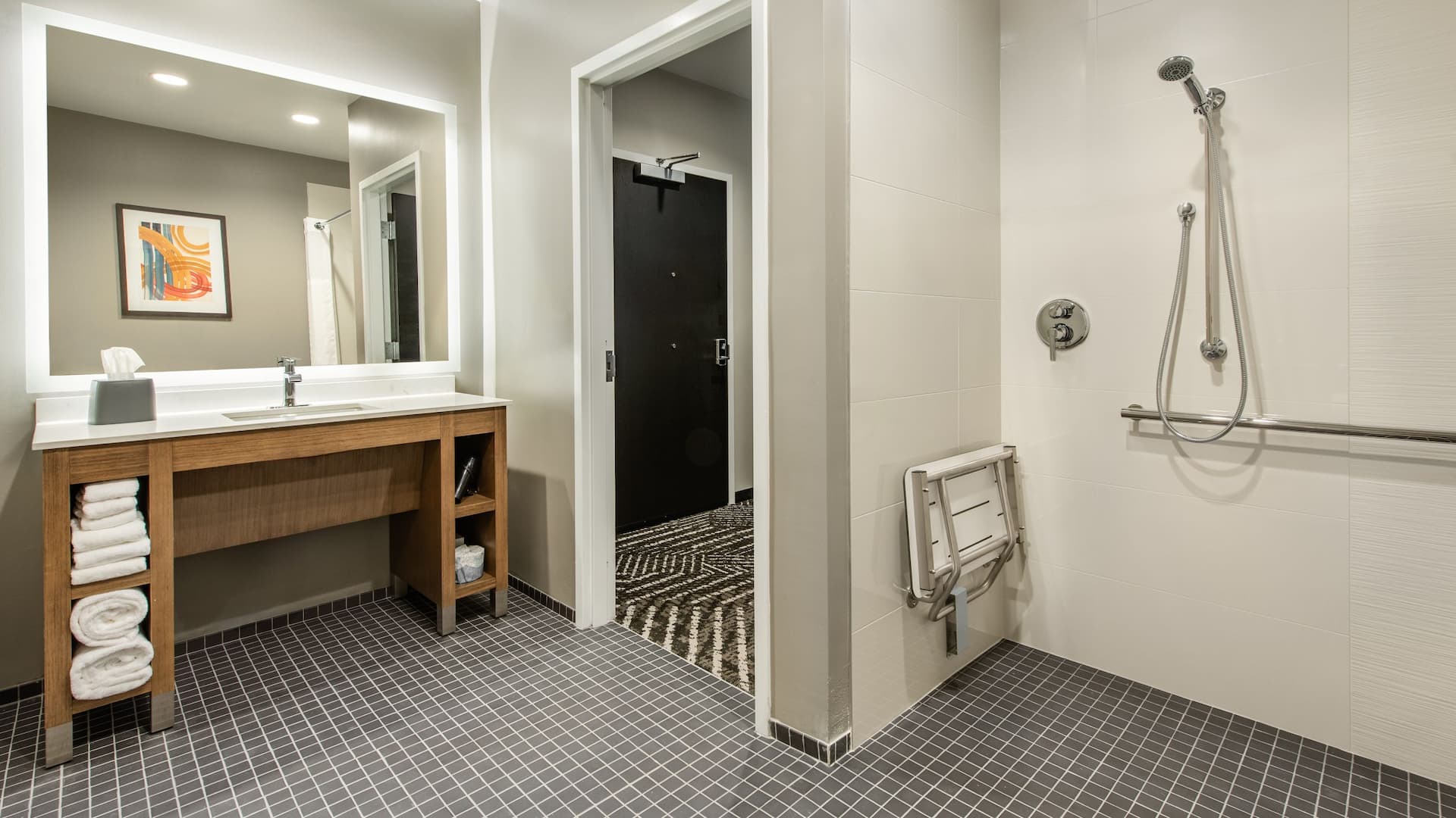 Hyatt House BWI Airport / Baltimore Two Queen Beds Den Guestroom Accessible Roll In