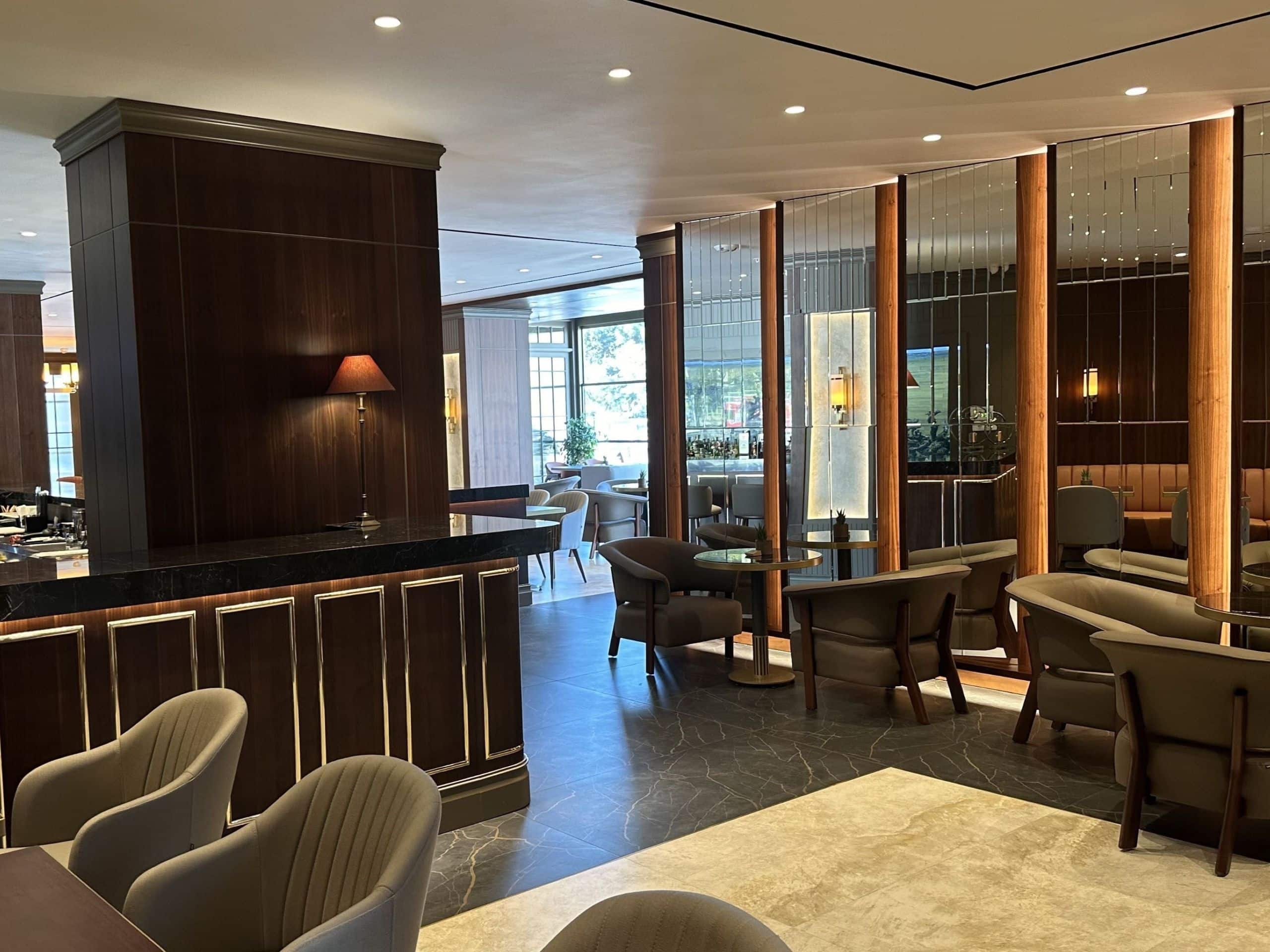 Hyatt Centric Levent Istanbul Gold Bar Entrance Stooling