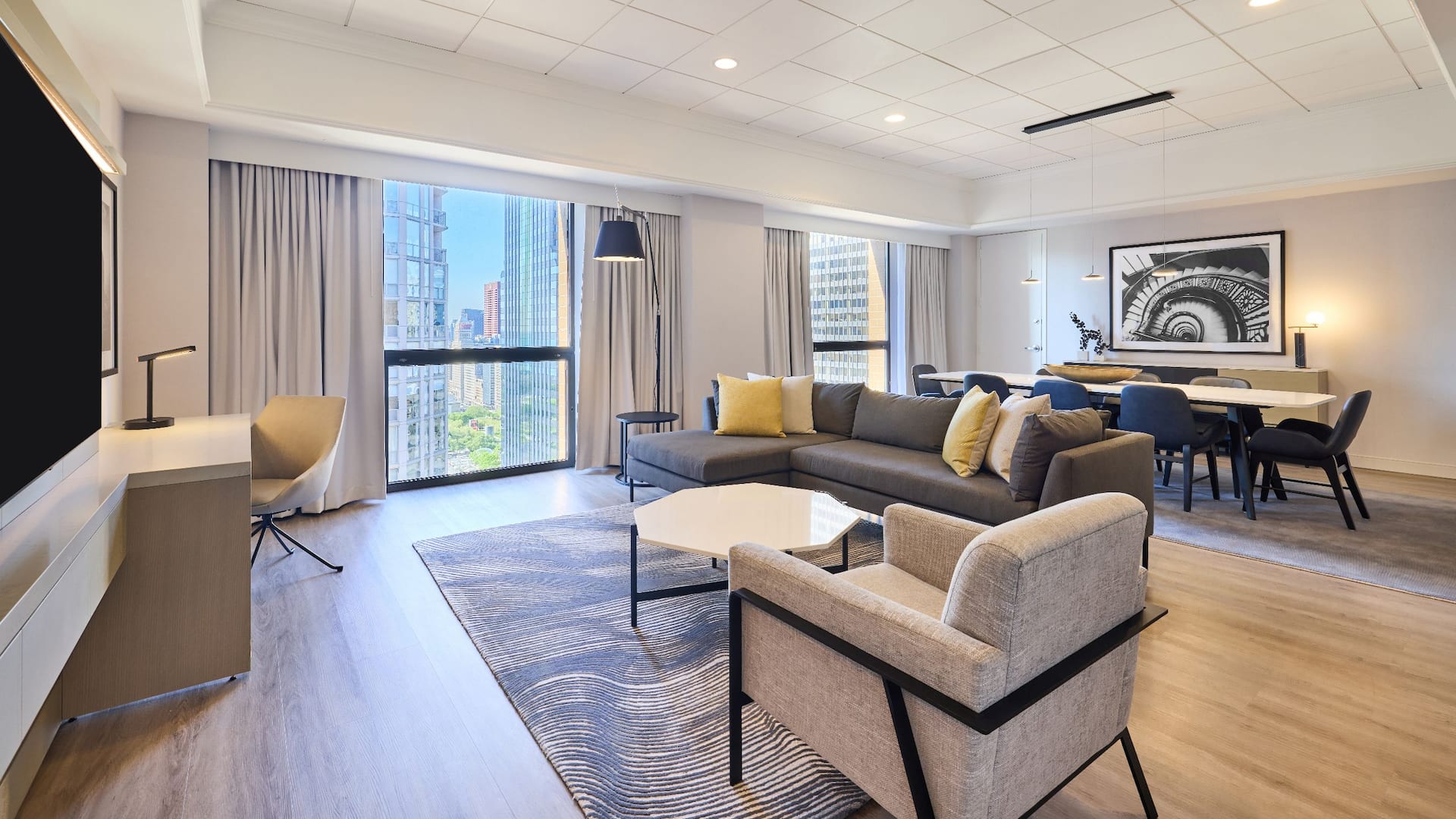 3 of 5 Hyatt Regency Chicago Park Suite Seating View