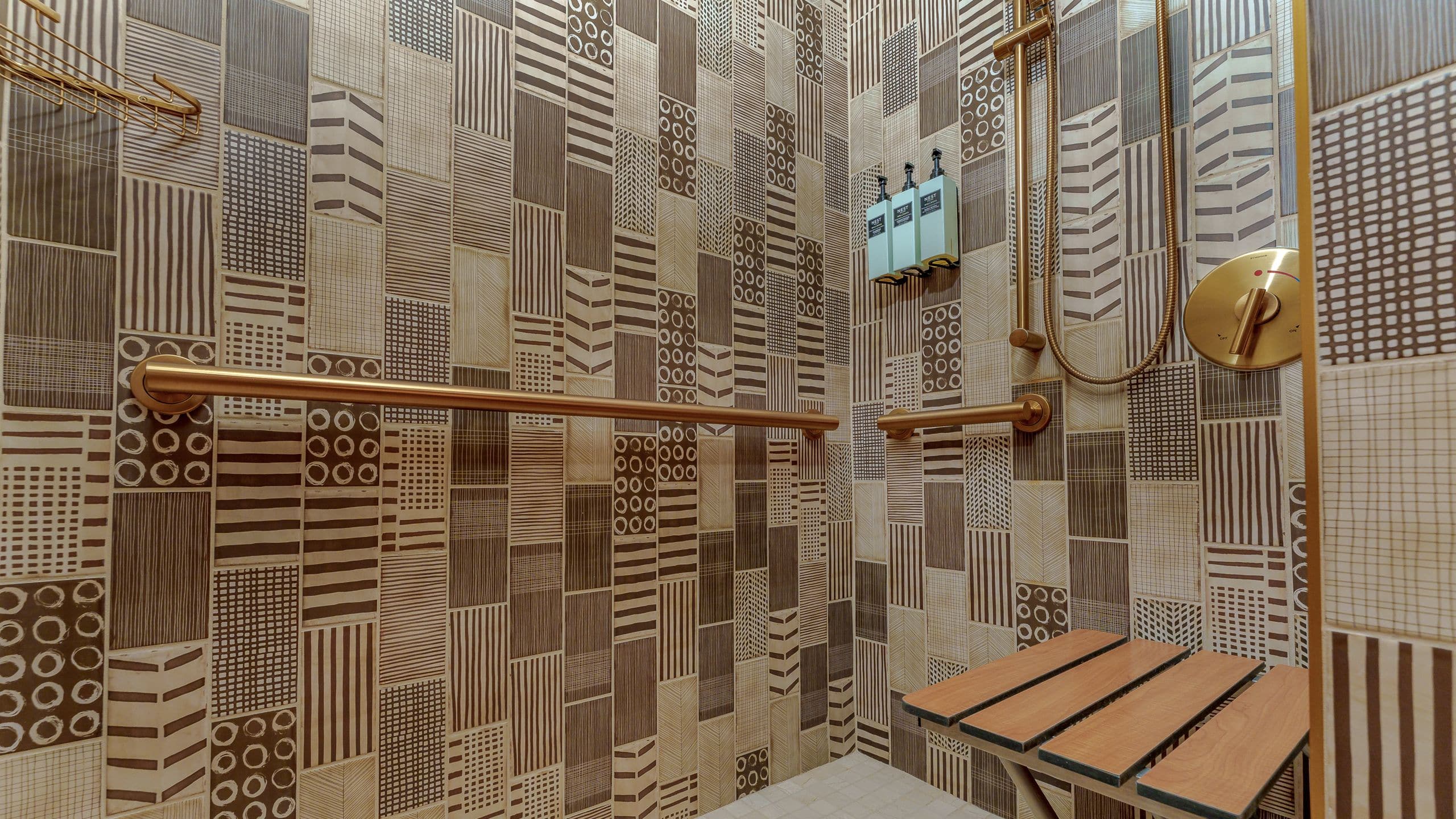 3 of 3 Rio Hotel and Casino Bathroom Roll In Shower