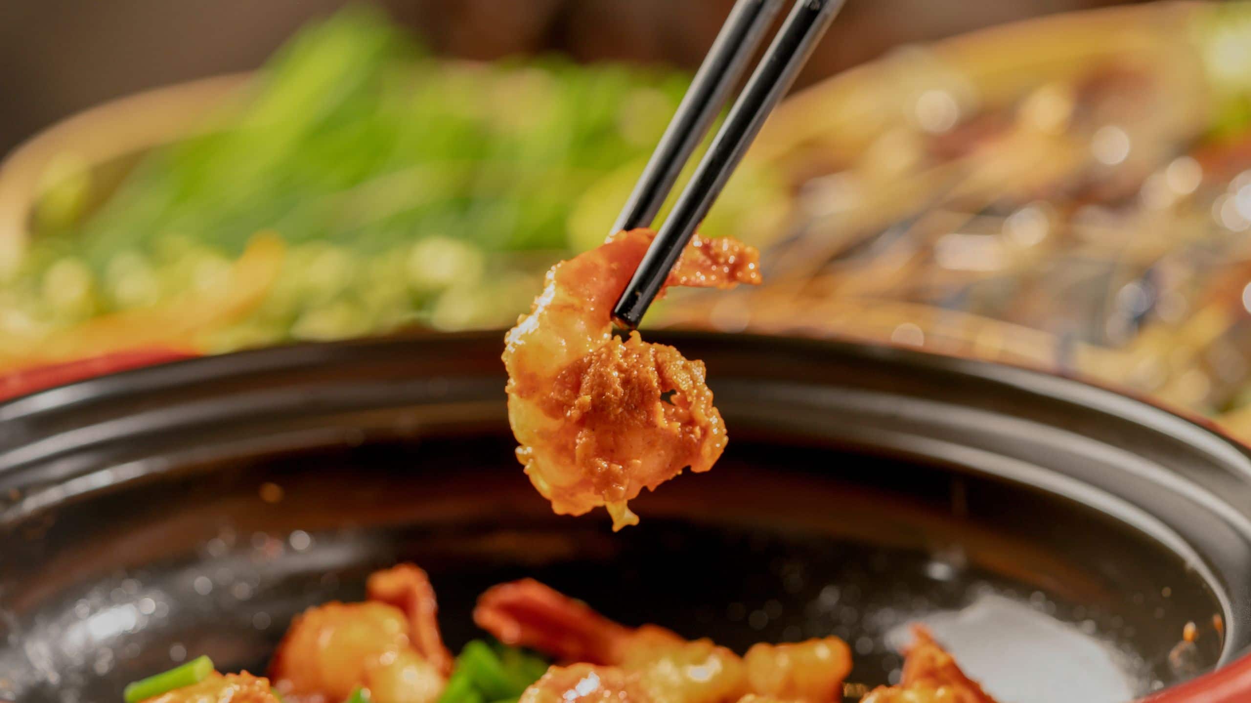 Park Hyatt Guangzhou Claypot Baked River Prawns