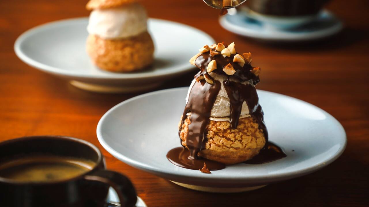 Kyoto Bistro Winter Steakfrites Profiterole