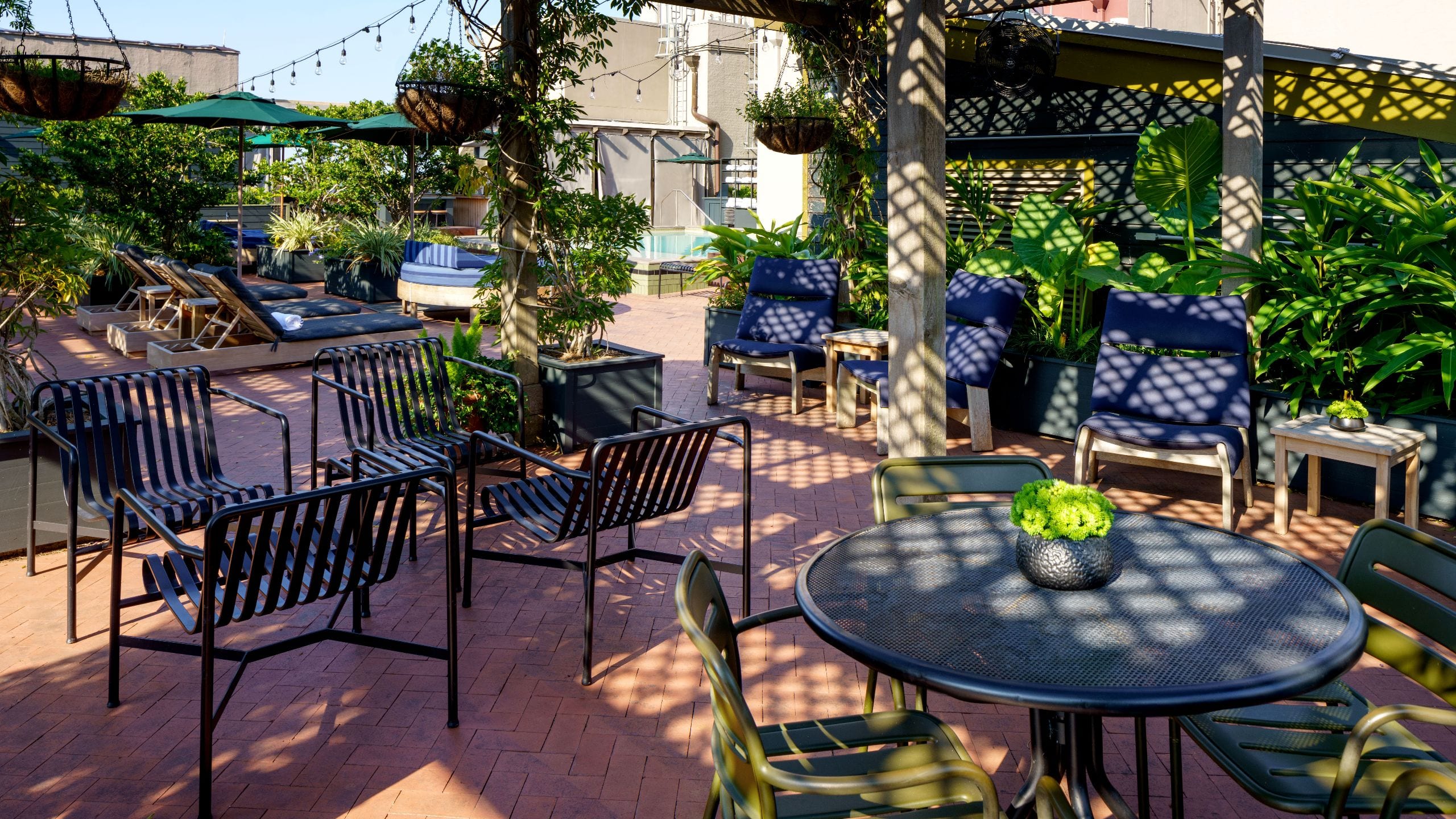 The Barnett Pool Deck Pergola