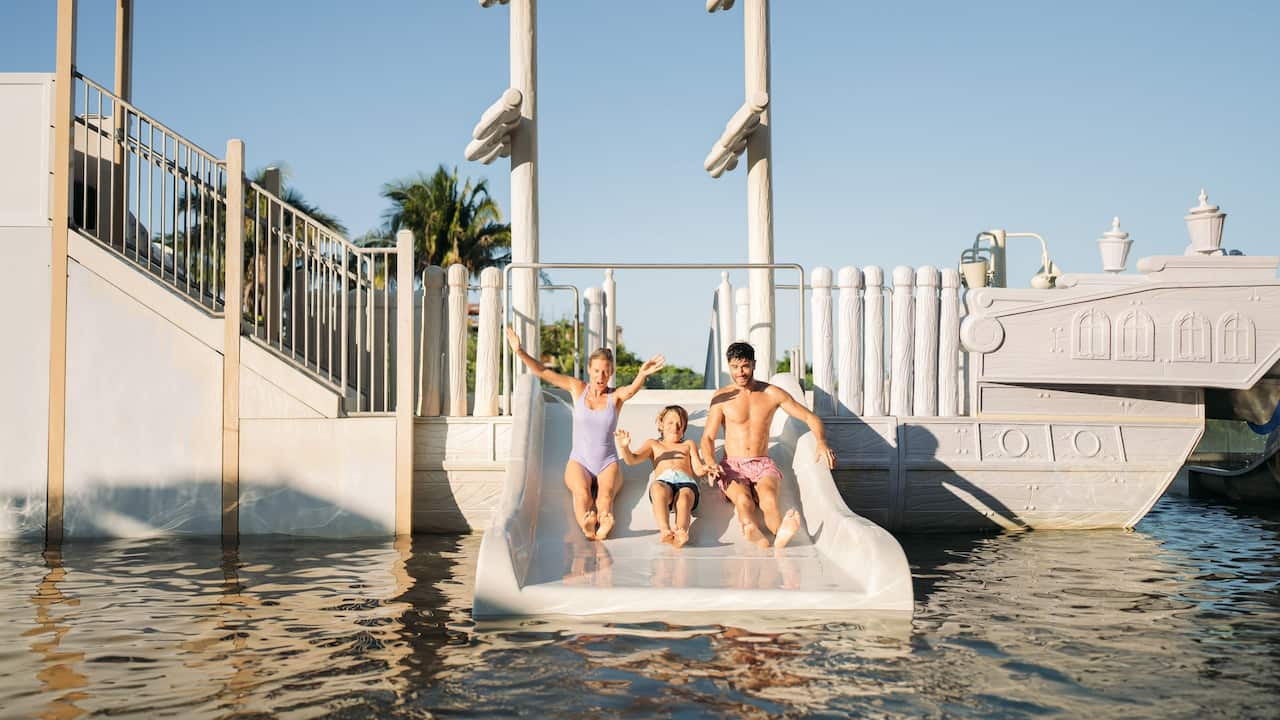 Family Waterslide Lifestyle