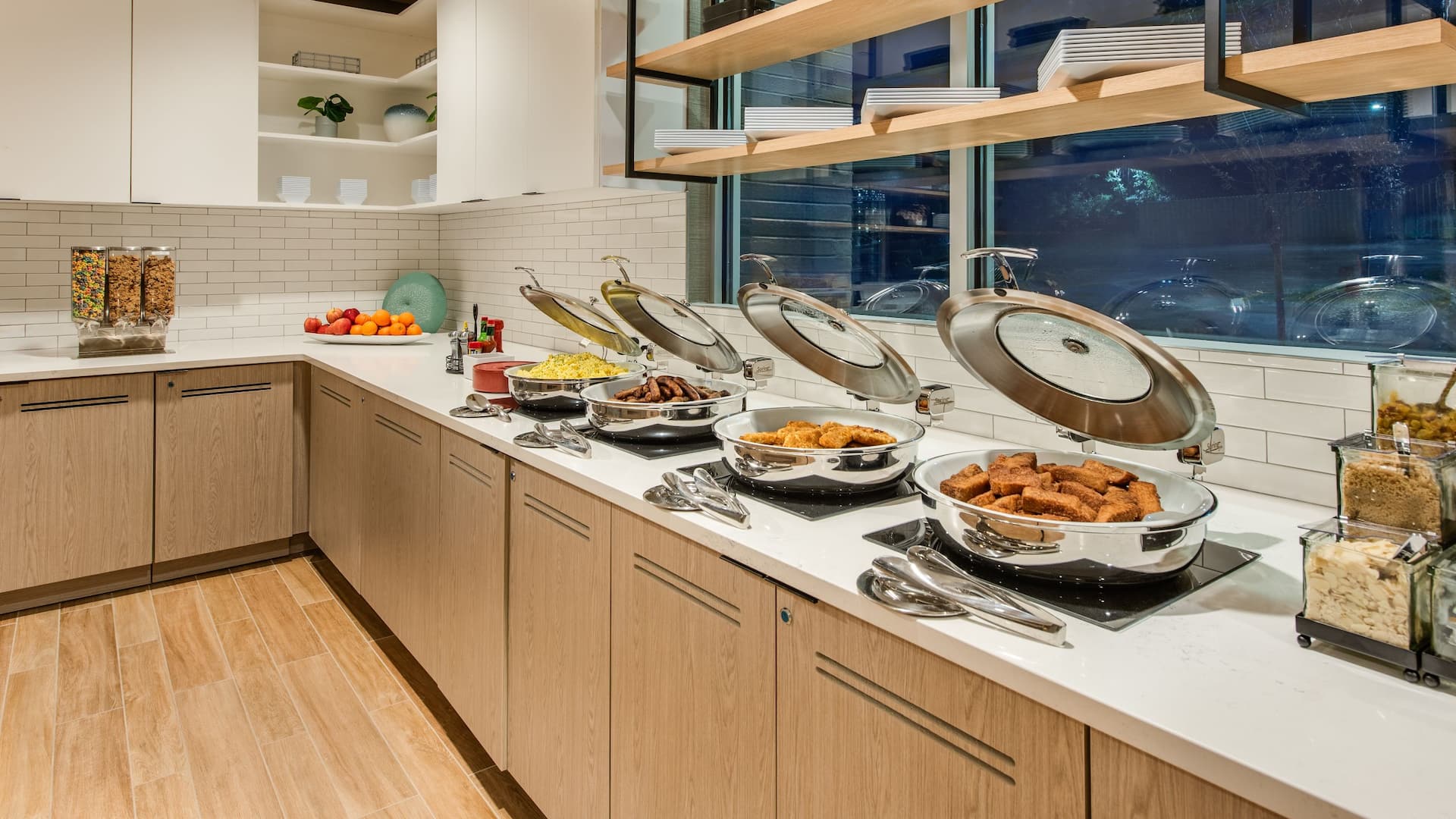Hyatt House BWI Airport / Baltimore Breakfast Buffet Setup