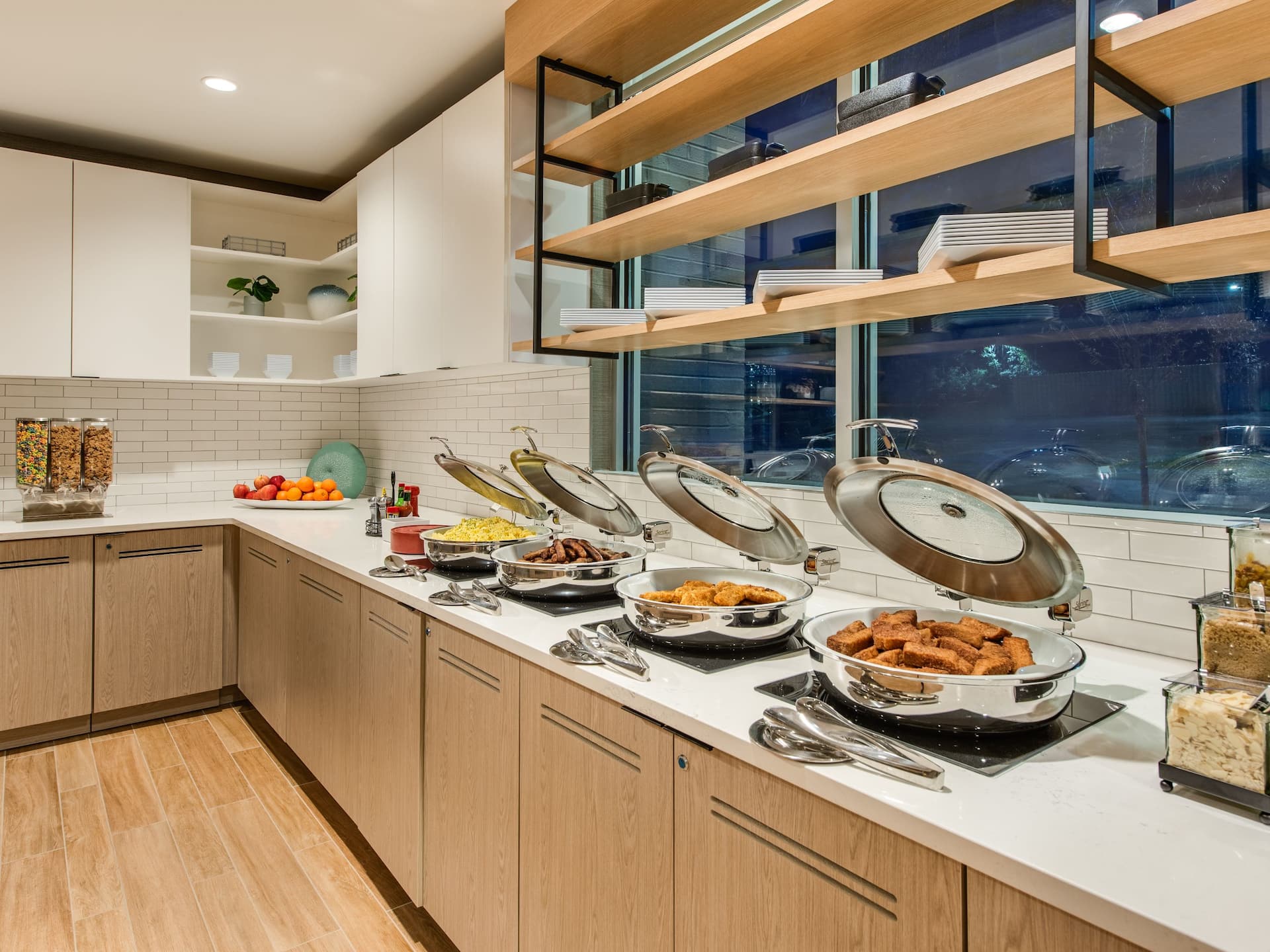 Hyatt House BWI Airport / Baltimore Breakfast Buffet Setup