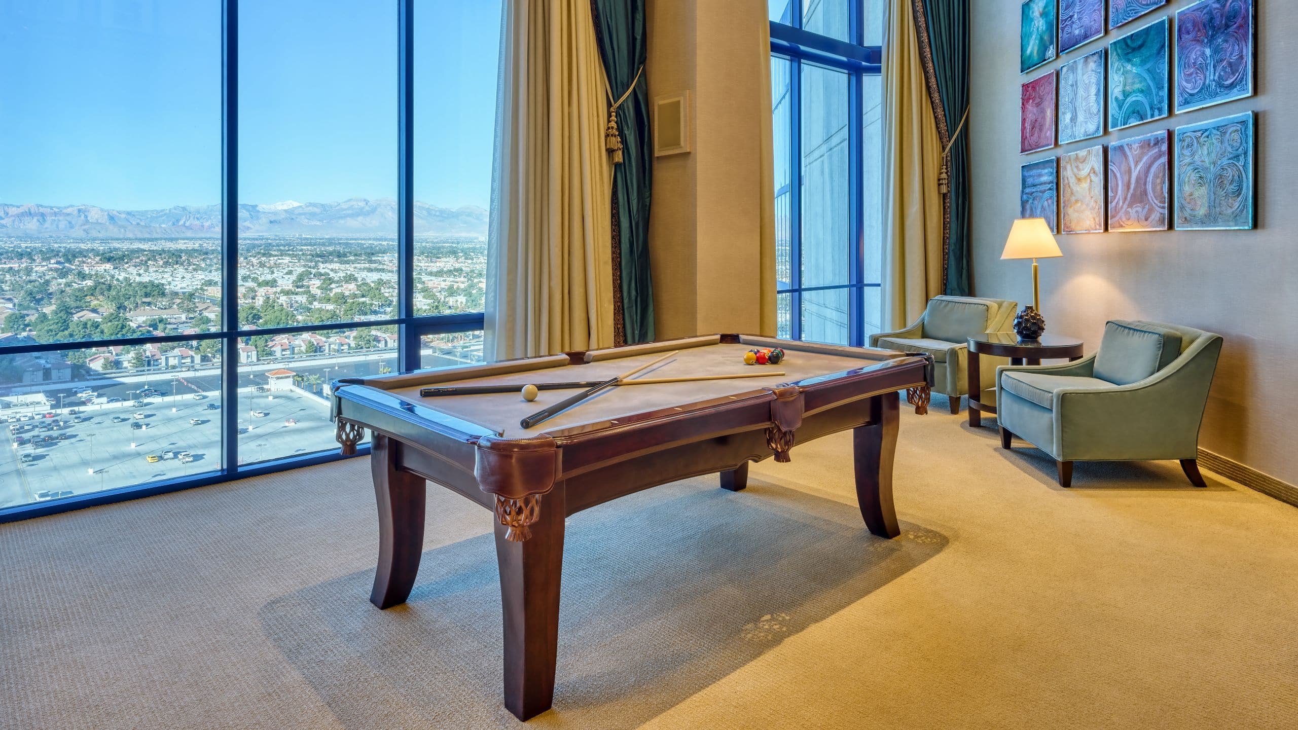 4 of 6 Rio Hotel and Casino Penthouse Pool Table