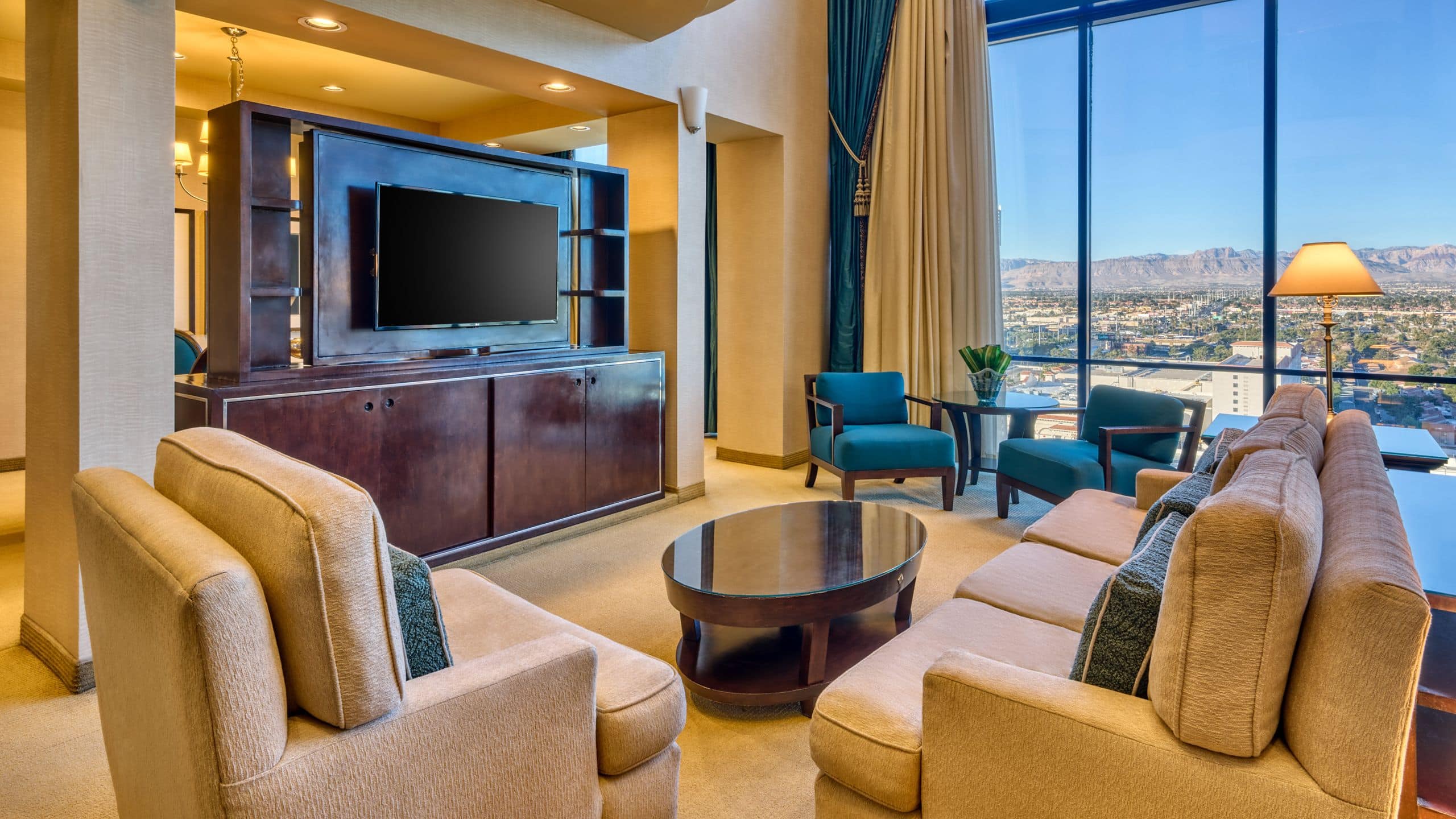 2 of 5 Rio Hotel and Casino Penthouse Bedroom Living Area