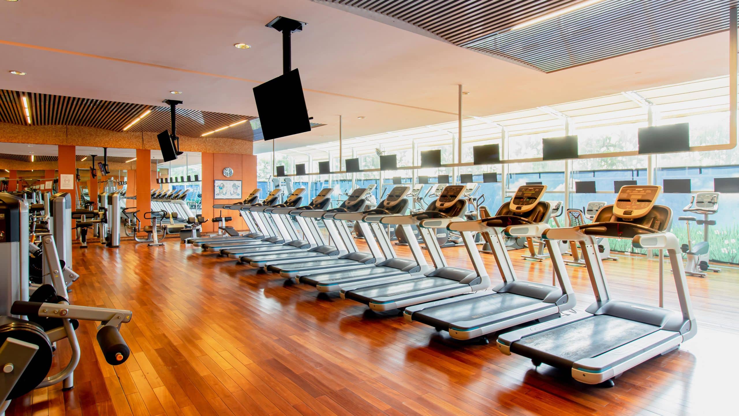 Keraton at The Plaza Club Olympus Treadmills