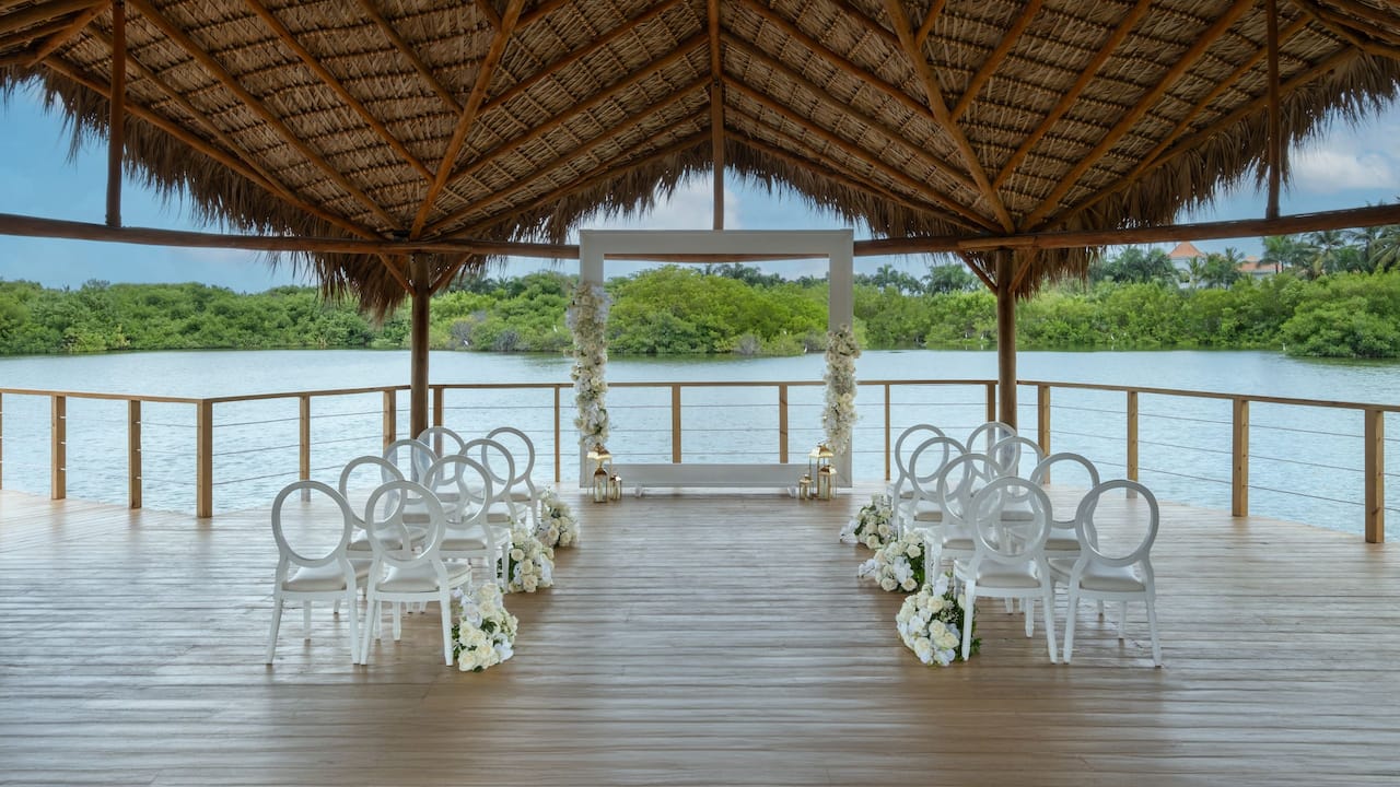 Mangrove Gazebo Wedding Setup