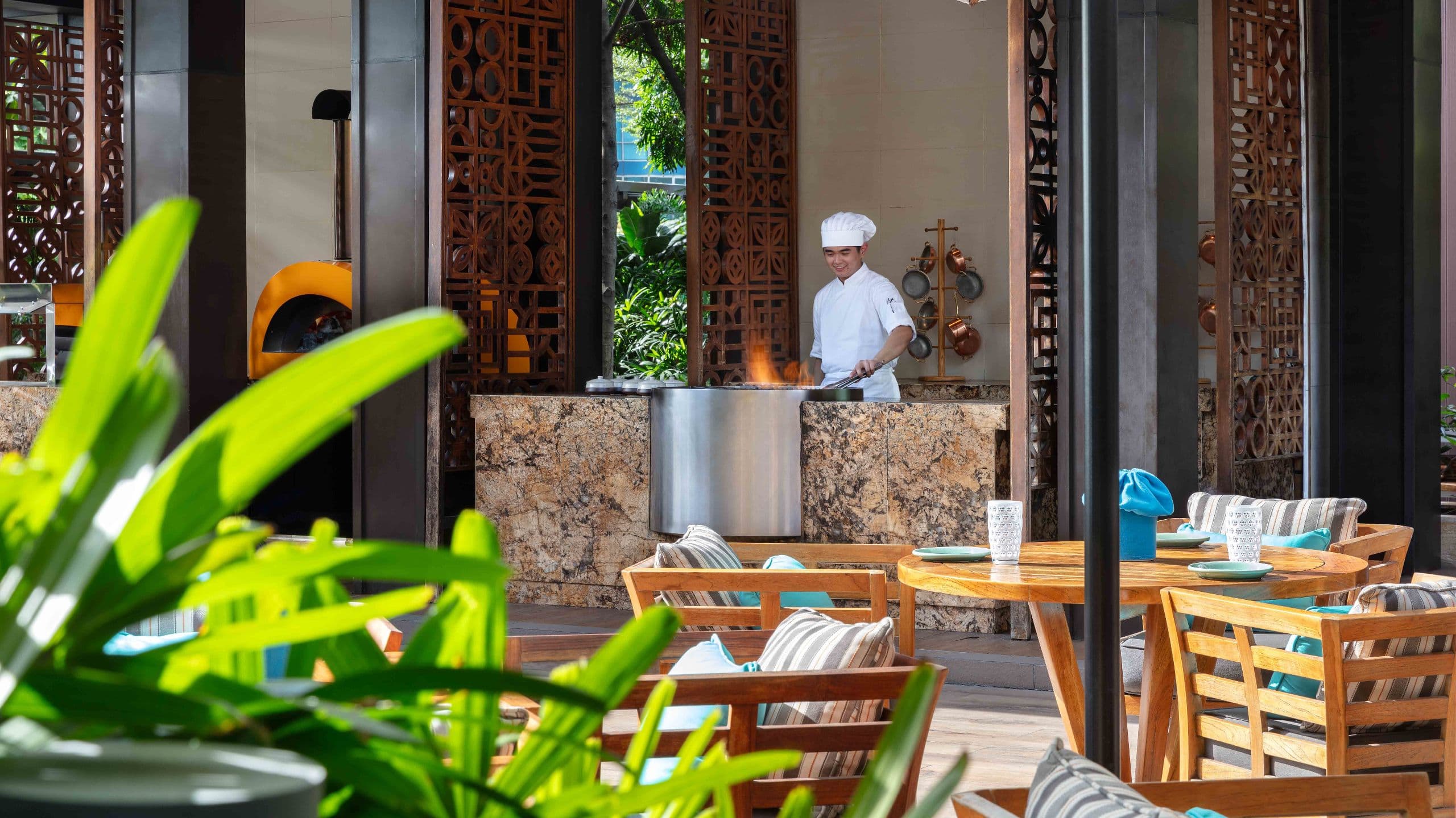 Grand Hyatt Manila Pool House Bbq Chef