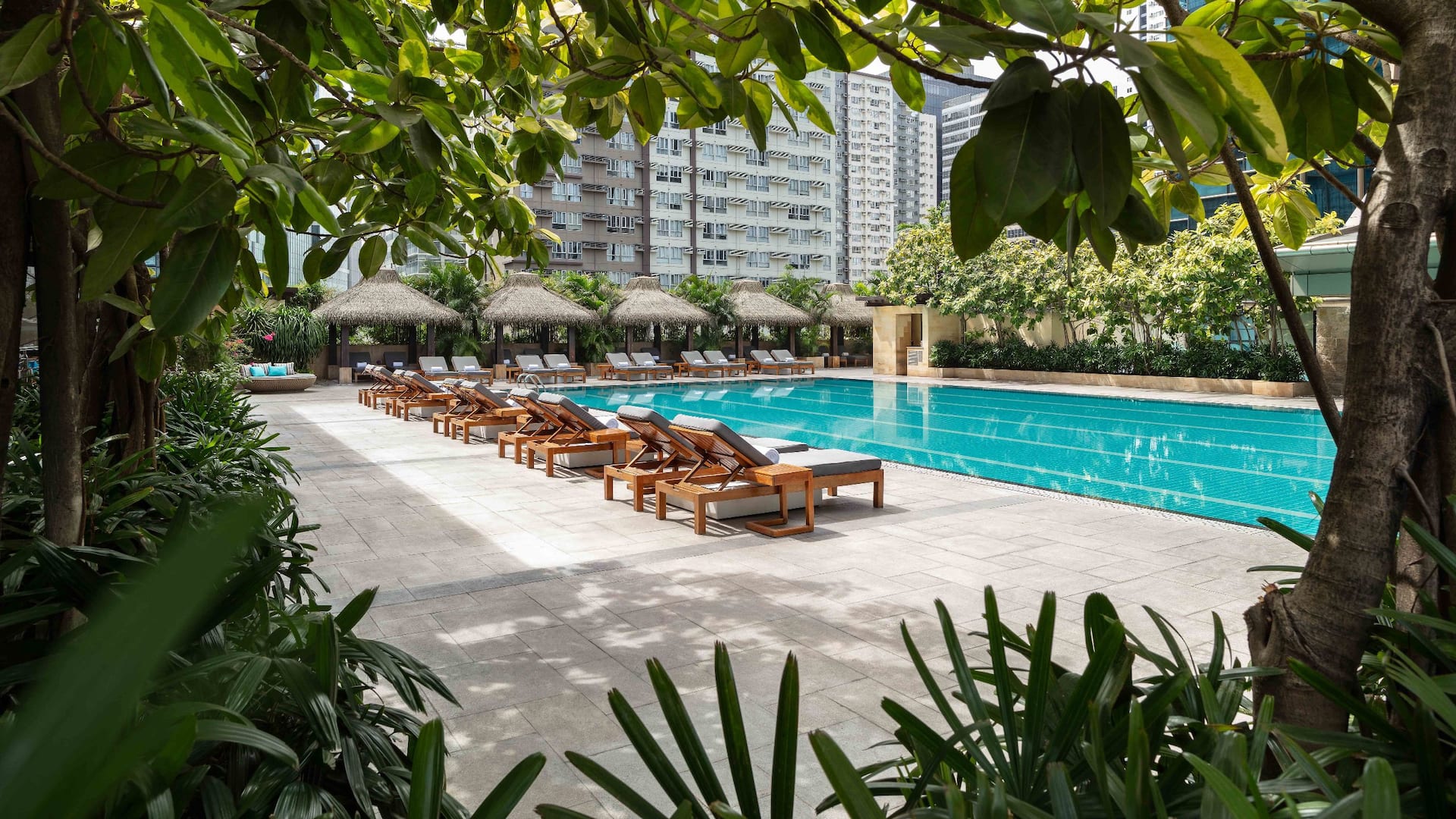 Grand Hyatt Manila Pool Deck Chairs
