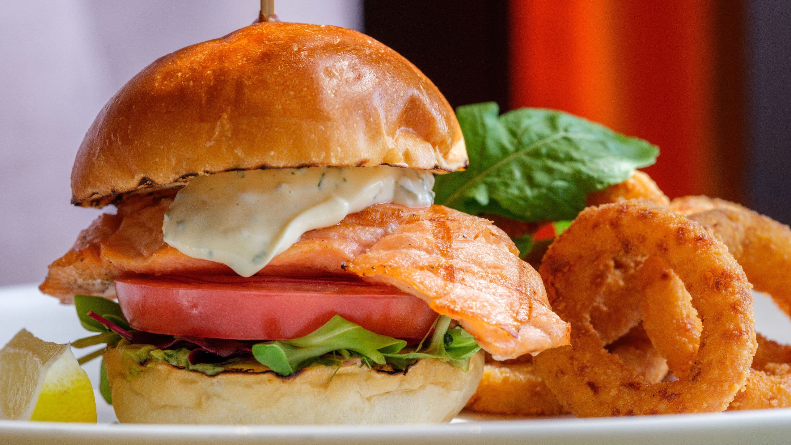 Hyatt Centric Kanazawa Salmon Burger