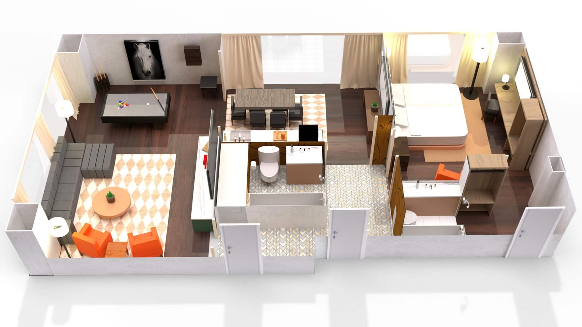 3 de 4 Hyatt Regency San Antonio Riverwalk Entertainer Suite