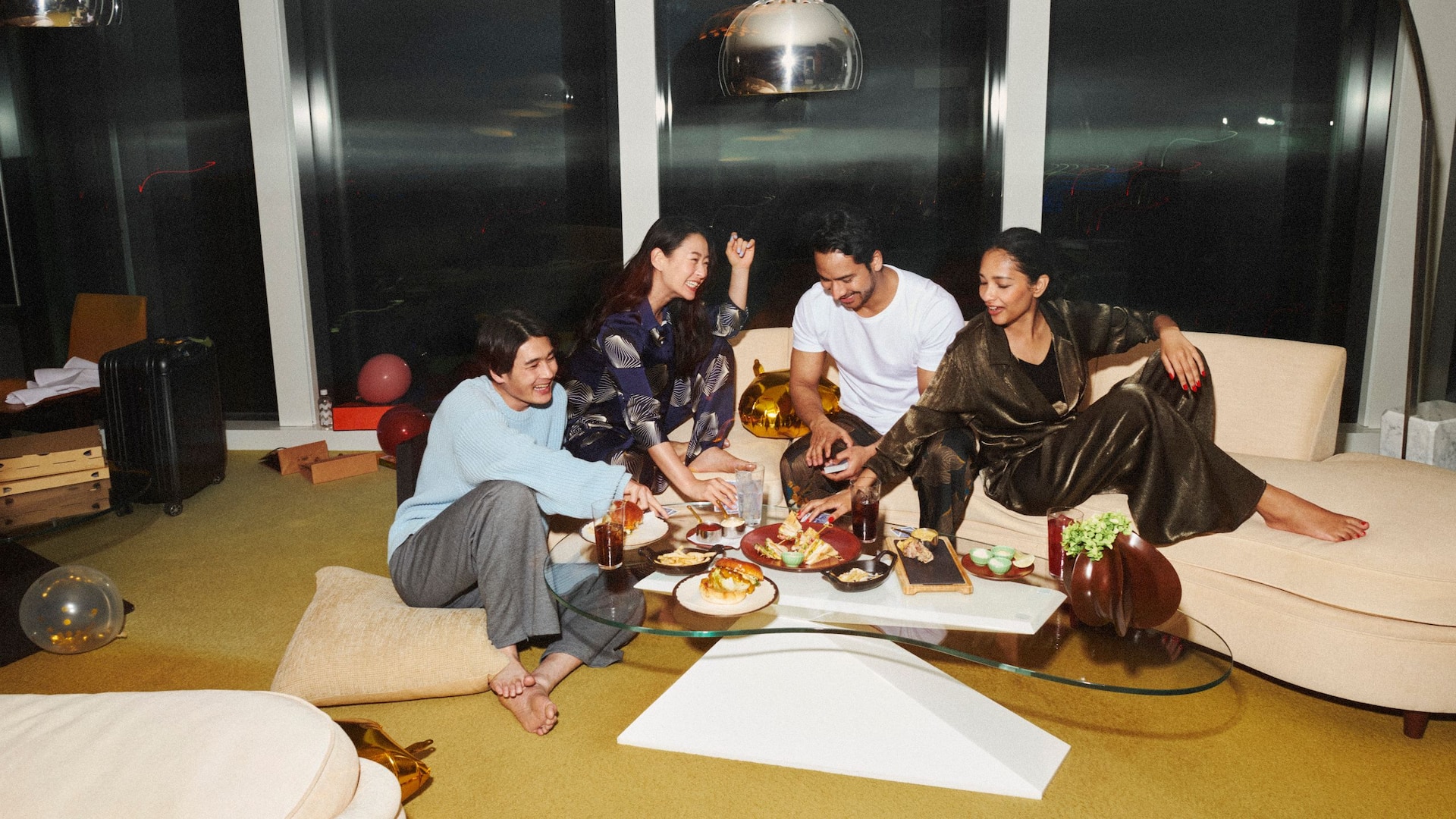 Tokyo Suite Party Friends Food Drink Hangout