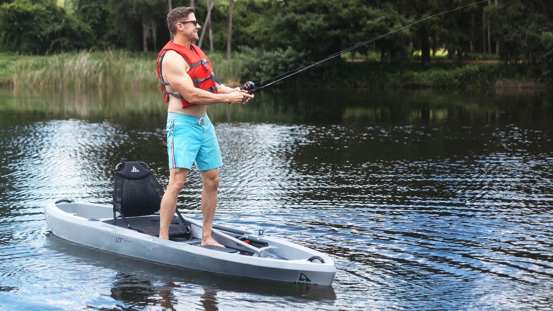Hyatt Regency Grand Cypress Resort Kayak Fishing Smile