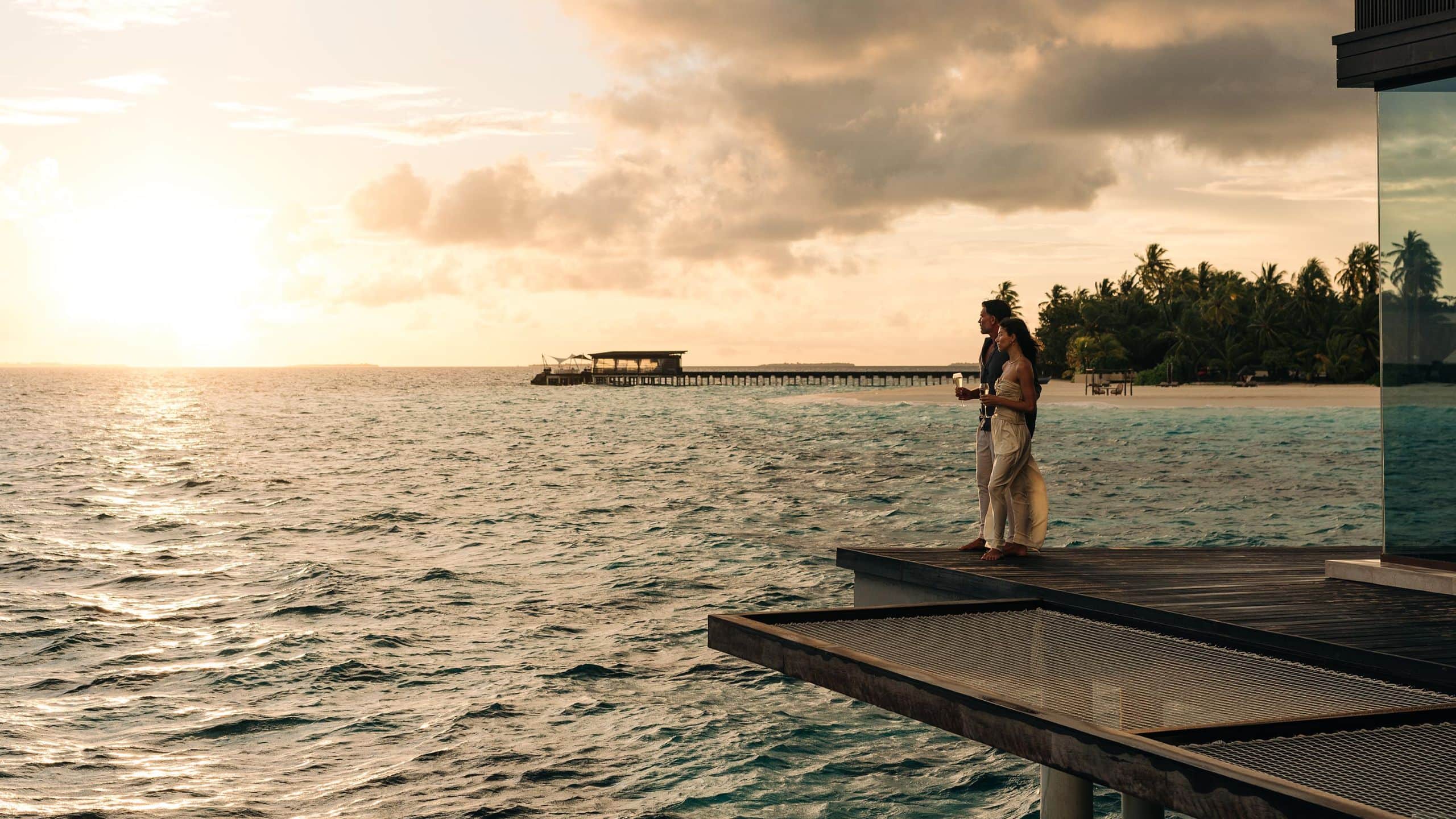 Park Hyatt Maldives Hadahaa Couples Overlooking The Ocean From Kiaali Residence