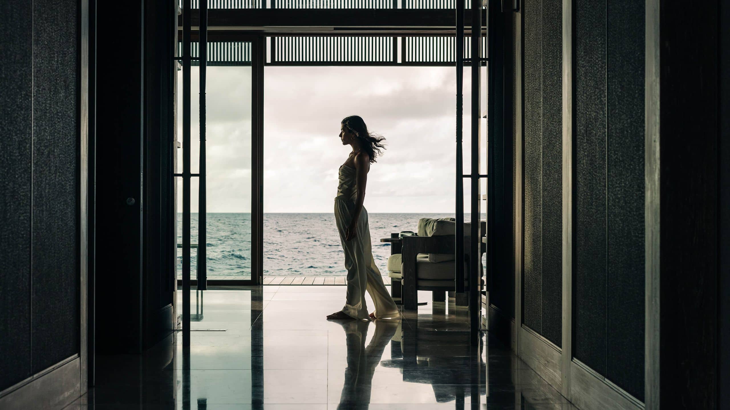 Park Hyatt Maldives Hadahaa Guest In The Living Room Of Kiaali Residence