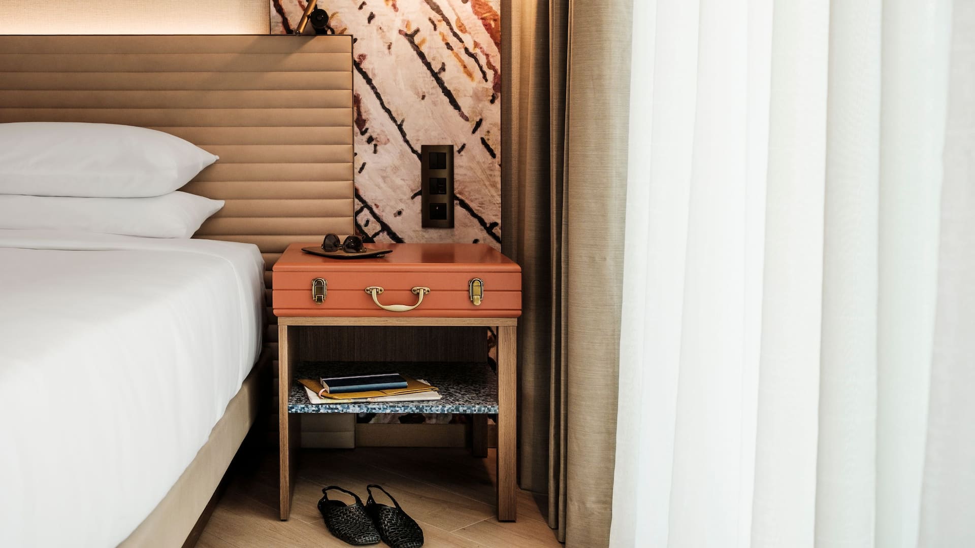 4/6 Hyatt Centric Malta King Guestroom Nightstand